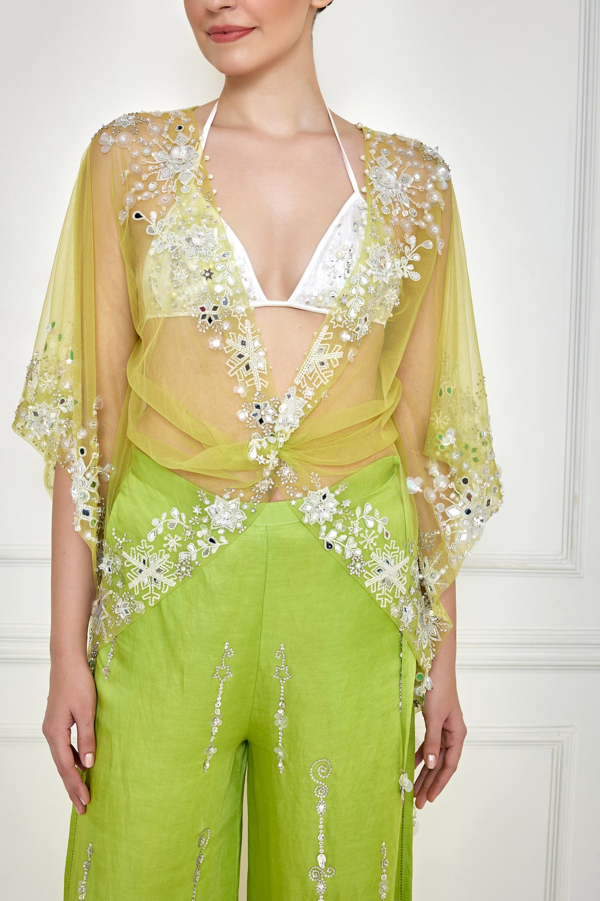 Citrus Green  Kaftan