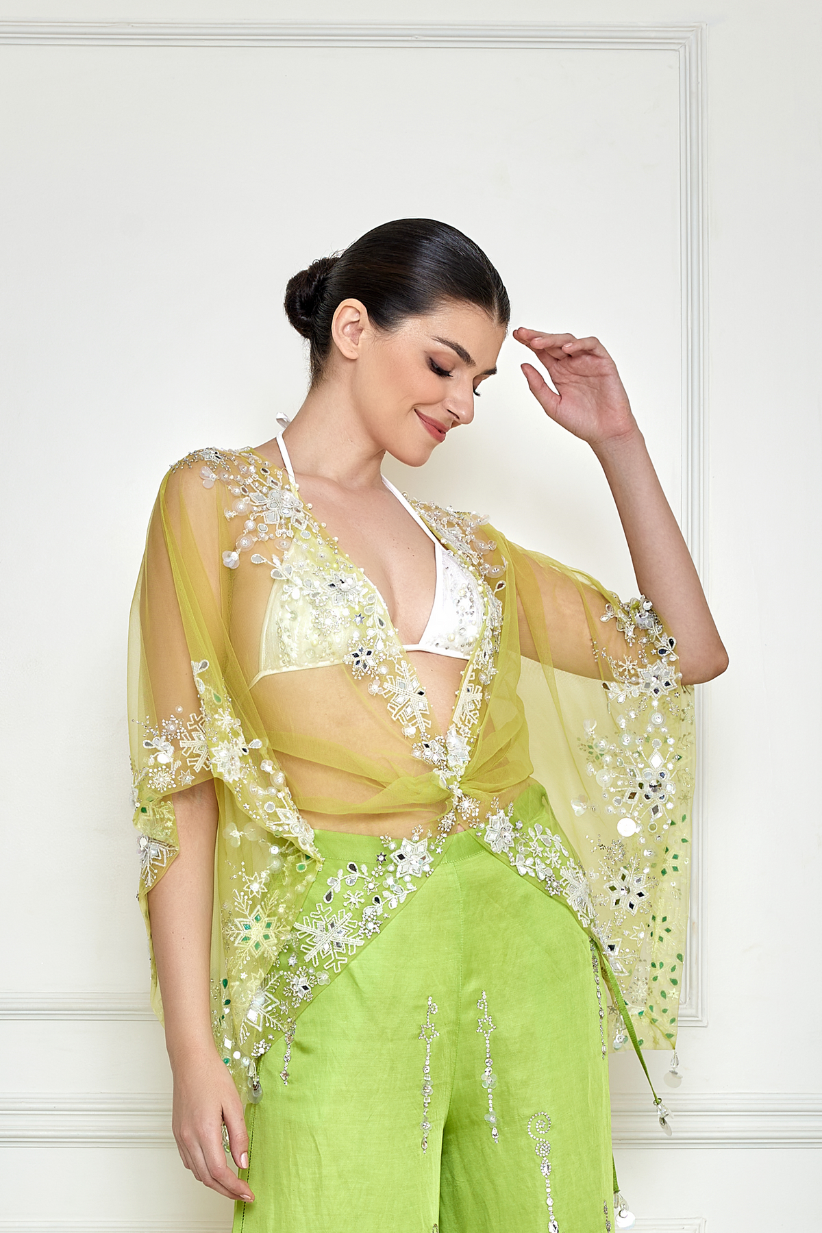 Citrus Green  Kaftan