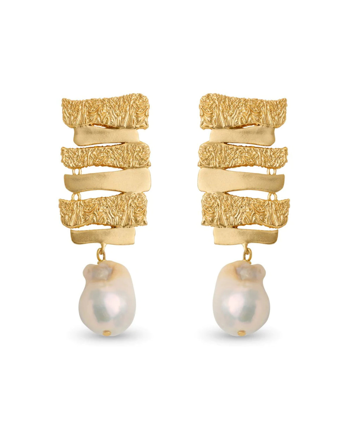 Pearla Wave Earring