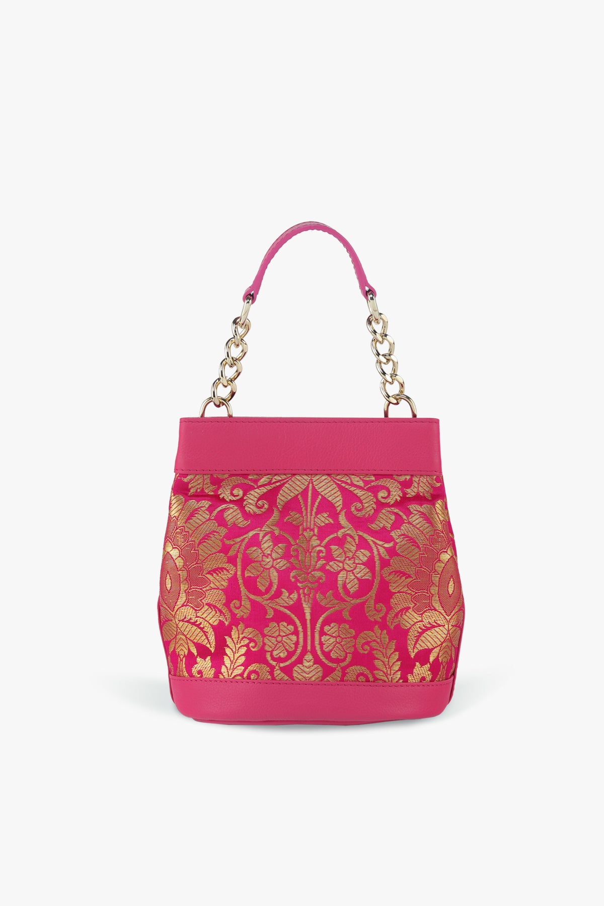 Rani Pink Brocade Batua Bag