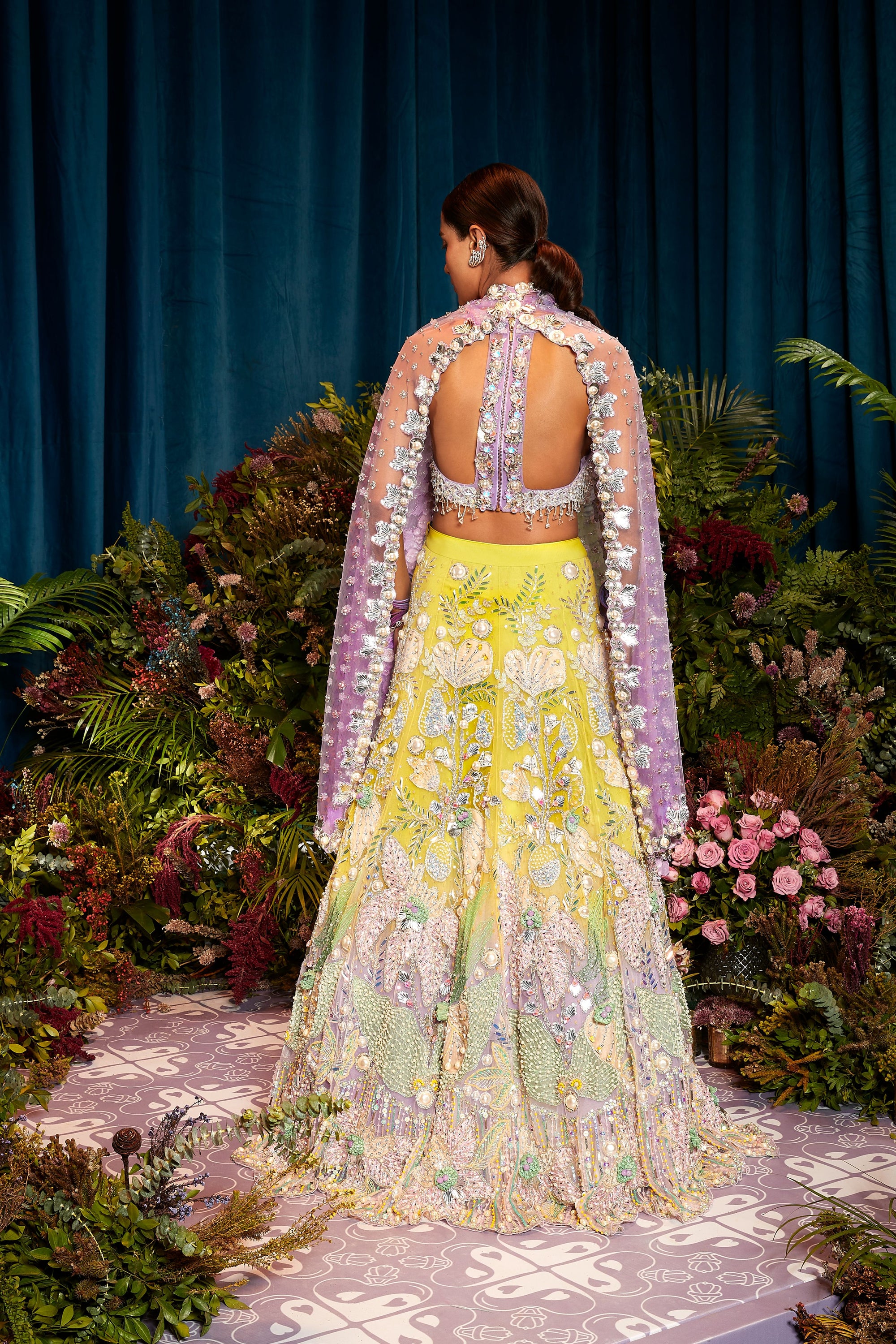 Alia Bhatt's Papa Don't Preach by Shubhika lehenga is for brides who love  pop hues | VOGUE India