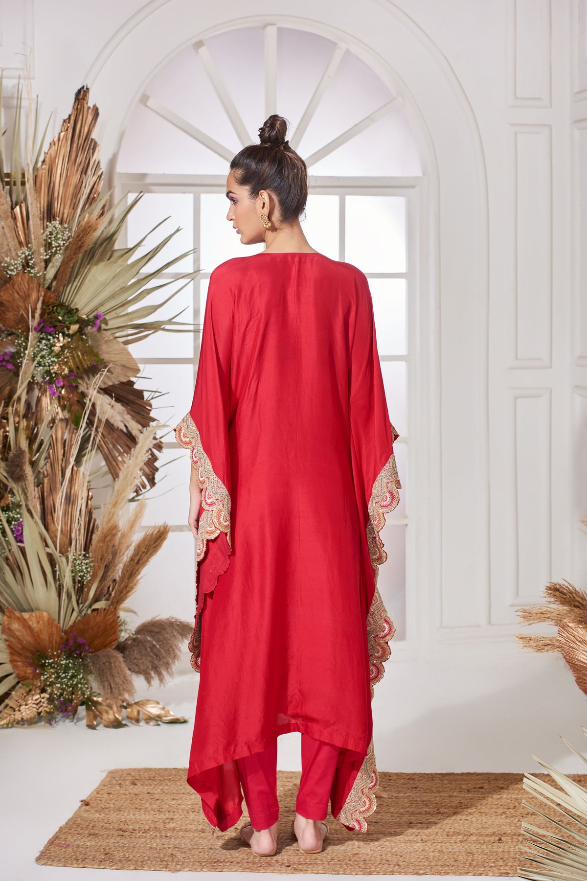 Ganga red kaftan