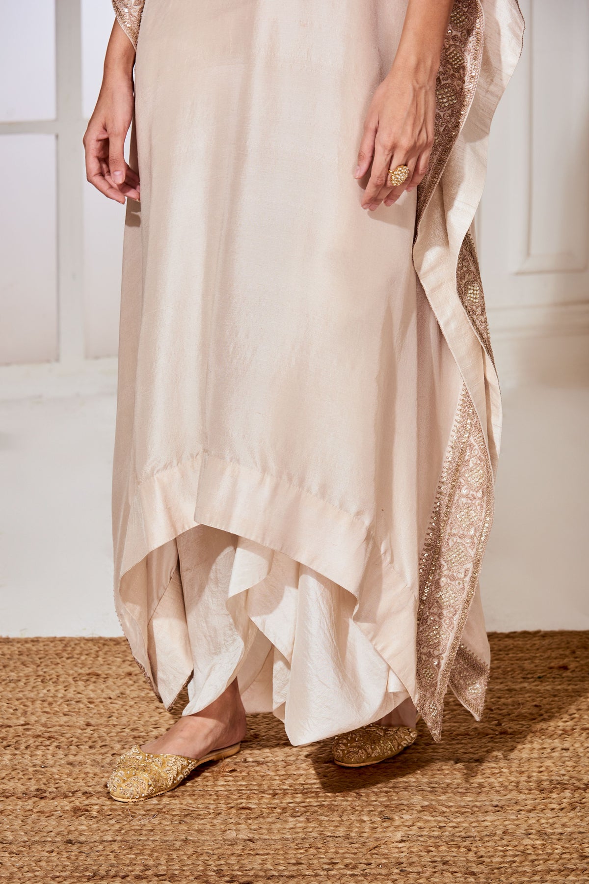 Yamuna ivory kaftan