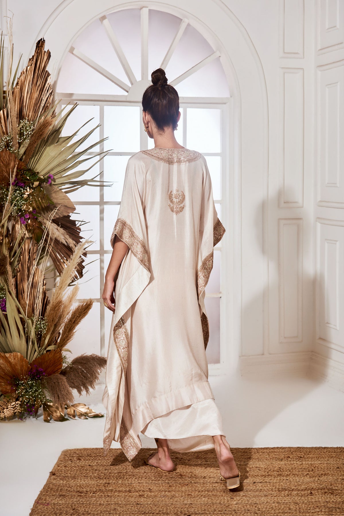 Yamuna ivory kaftan