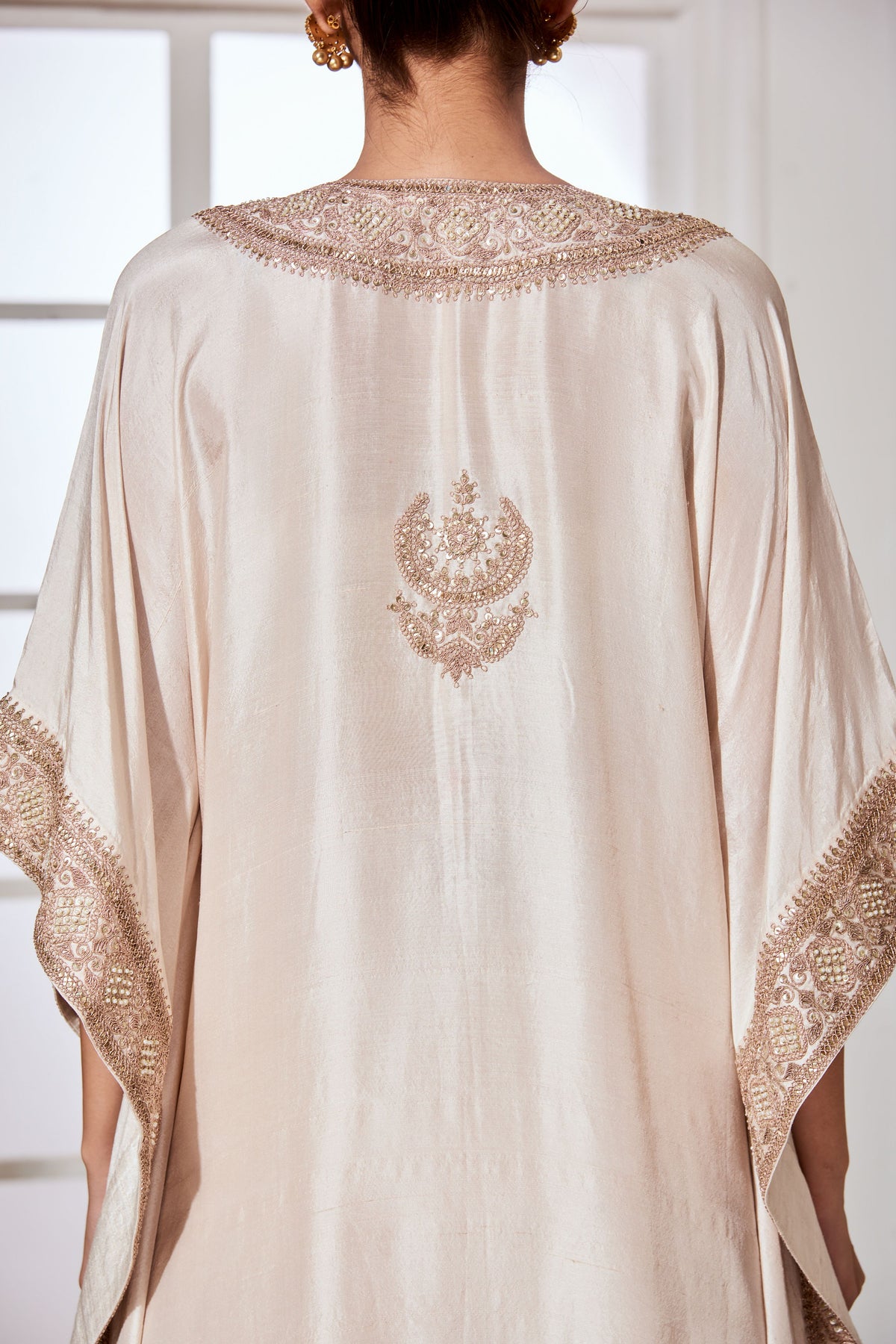 Yamuna ivory kaftan