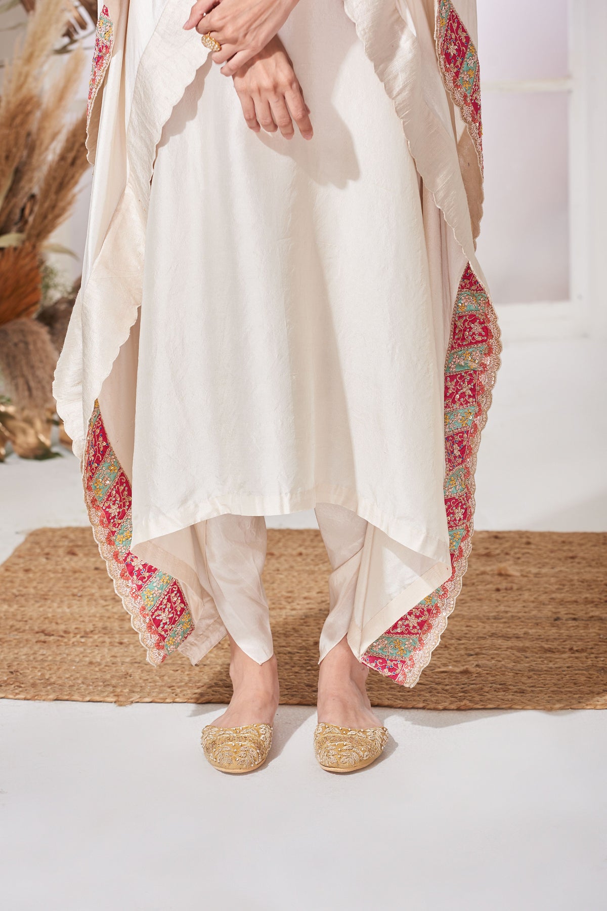 Saraswati ivory kaftan