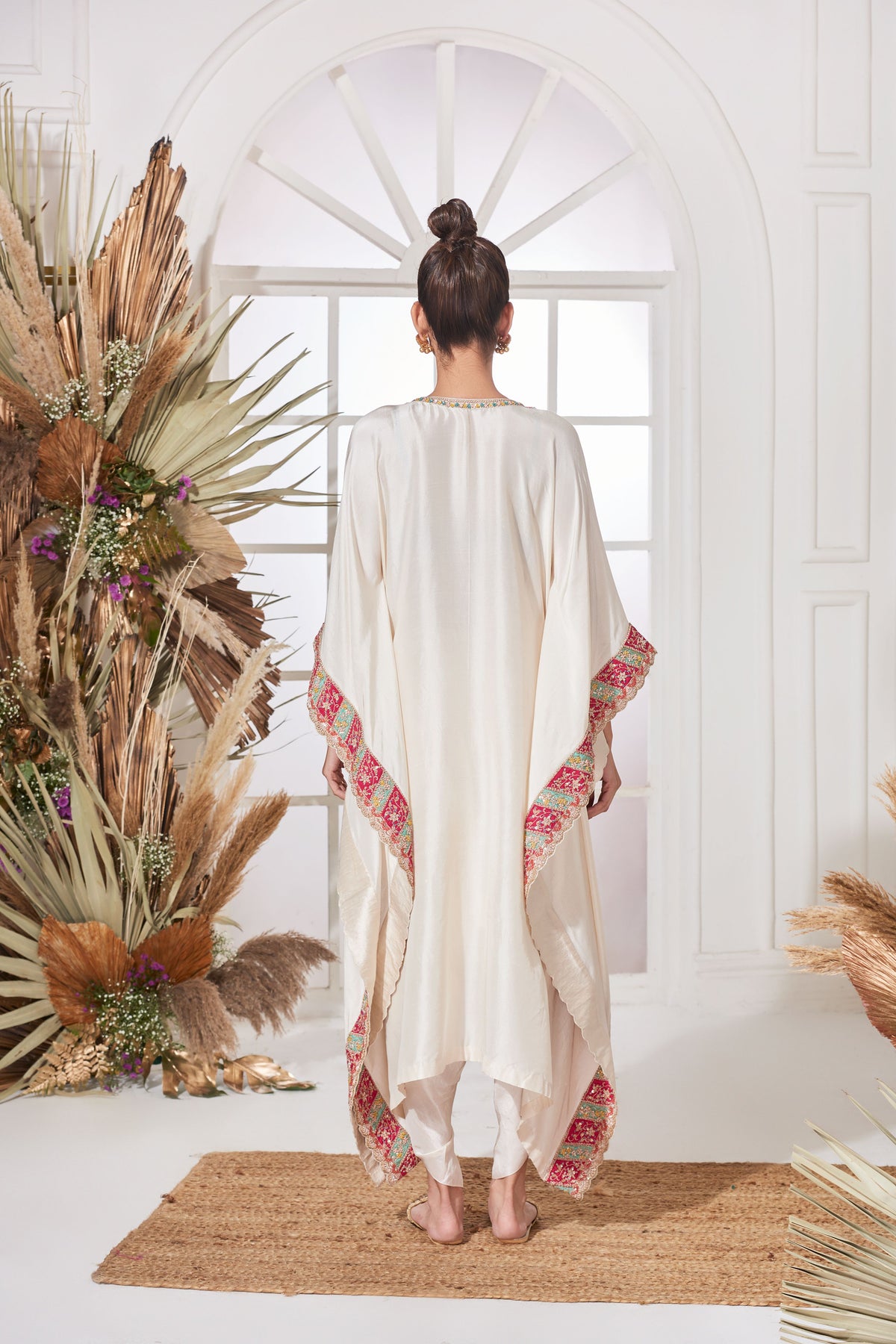 Saraswati ivory kaftan