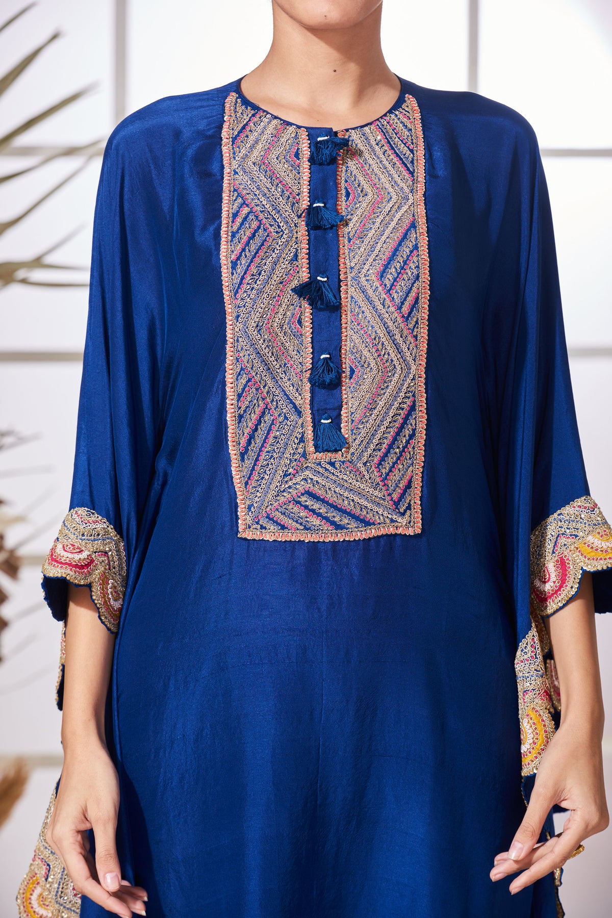 Ganga royal blue kaftan