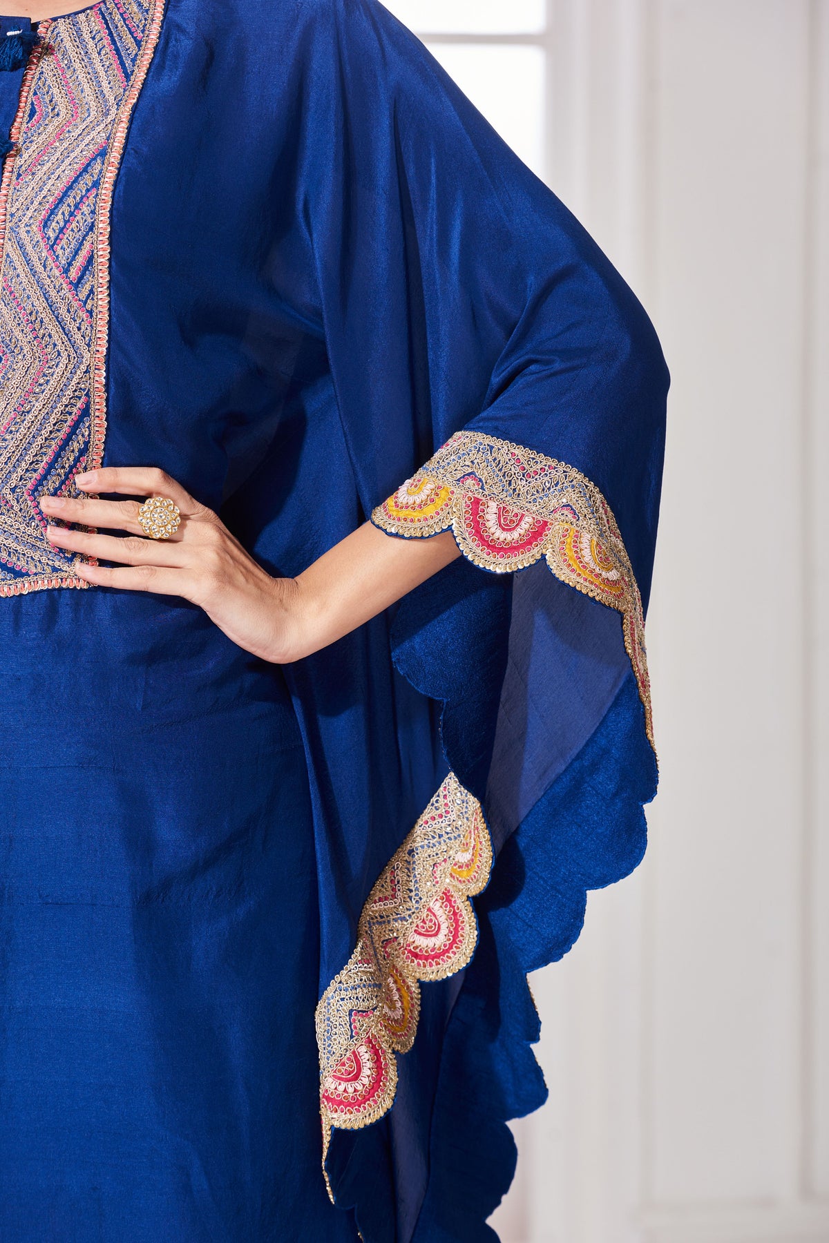 Ganga royal blue kaftan