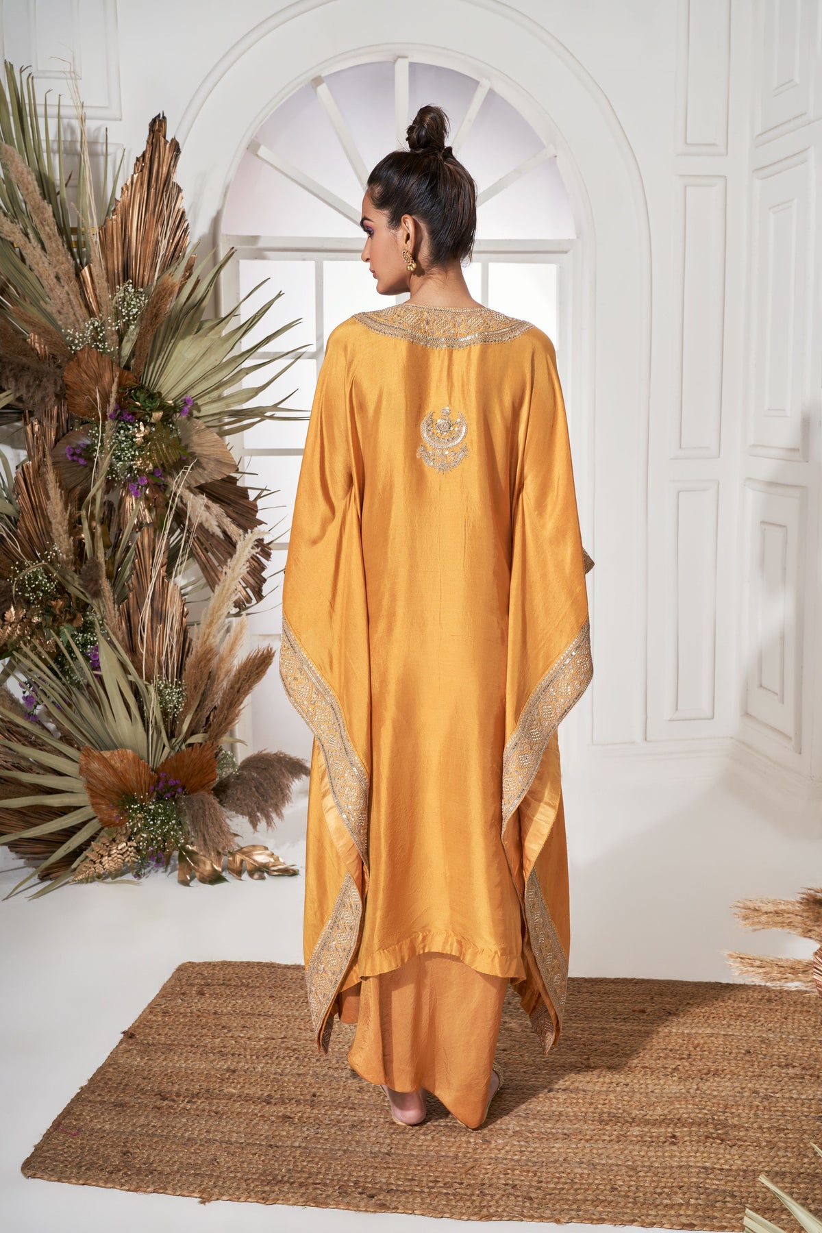 Yamuna mustard kaftan