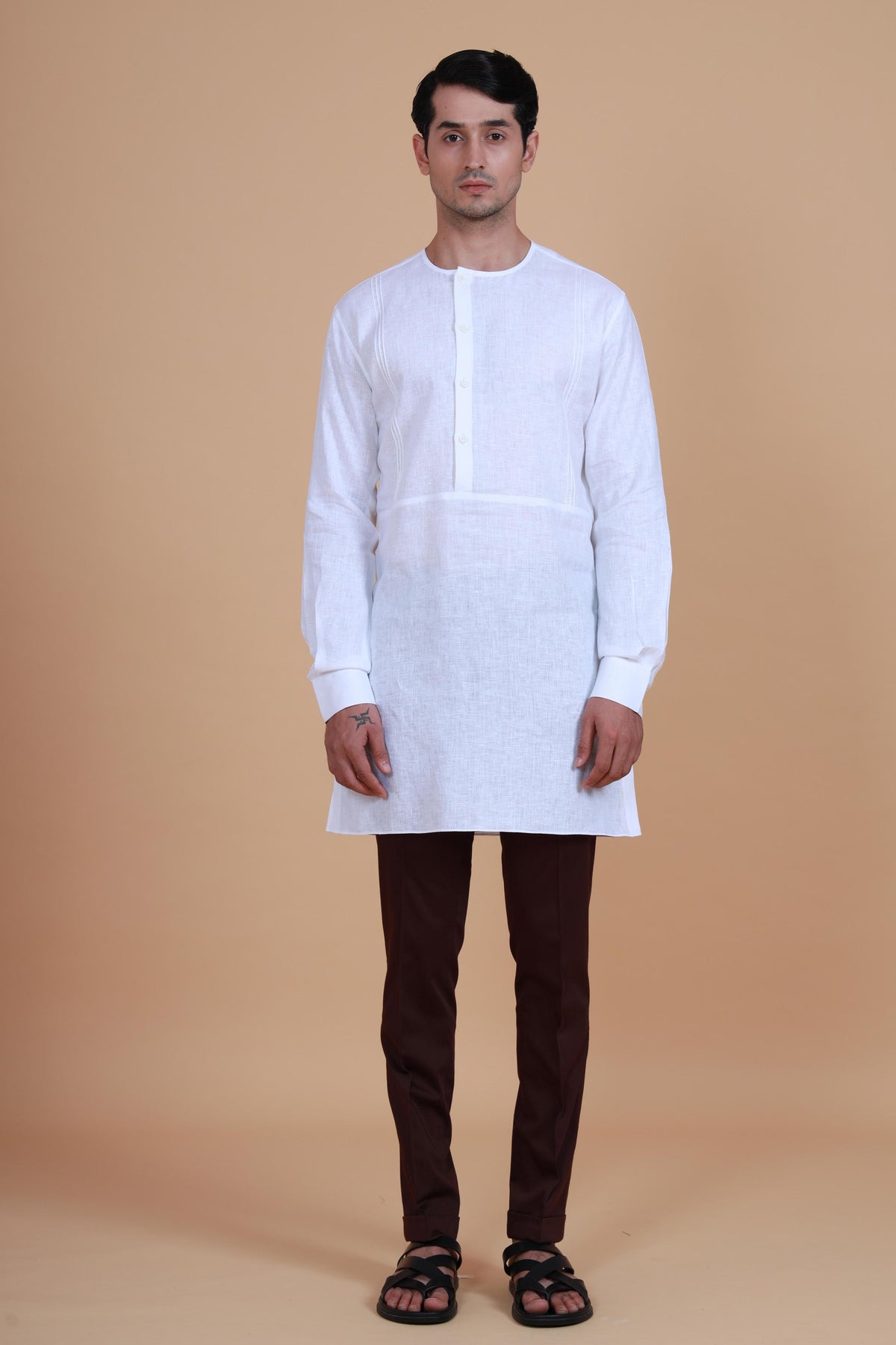 The Crossover Placket Shirt Kurta