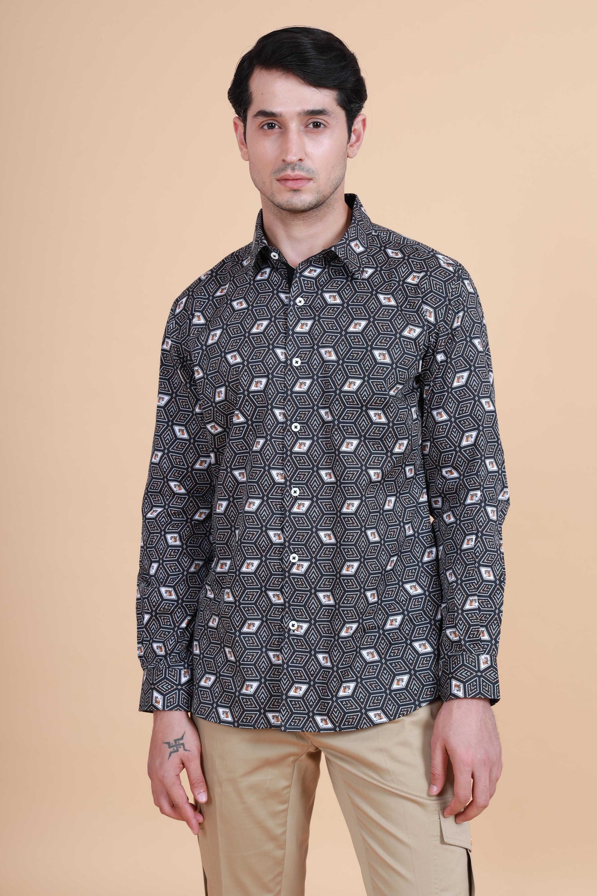 Tiger Print Outdoor Shirt