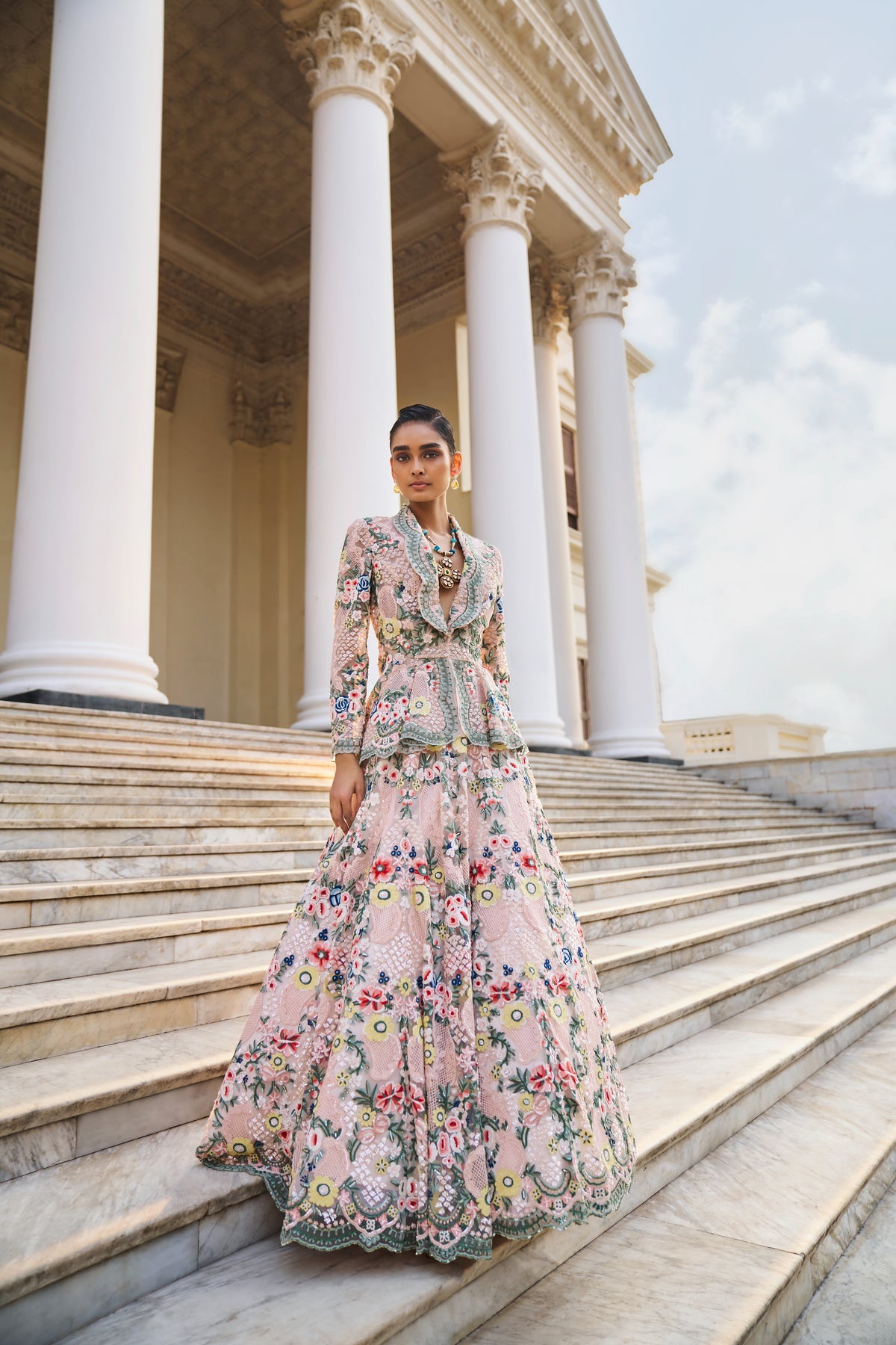 Peplum Lehenga Set