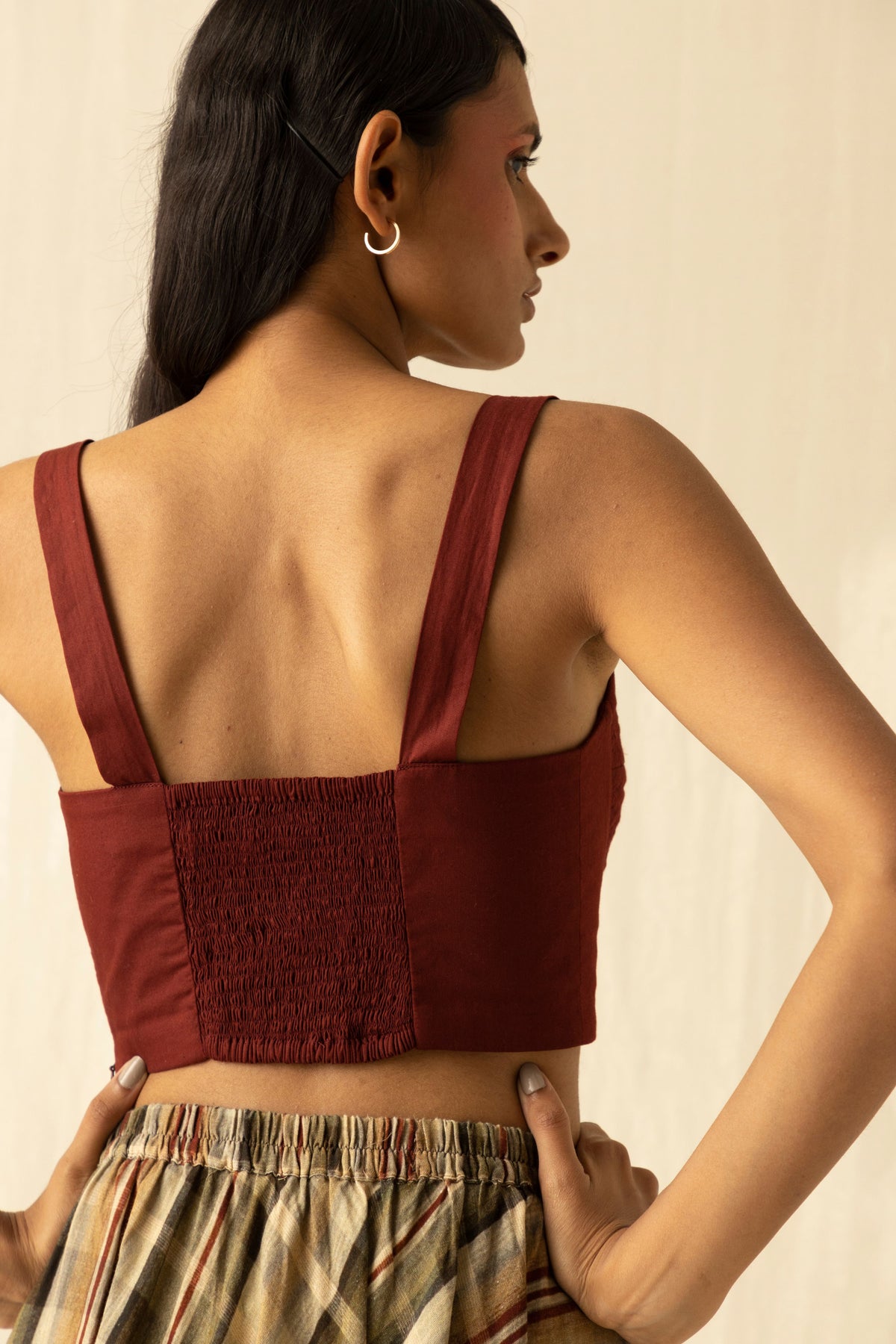 Quilted Bodice in Ruby