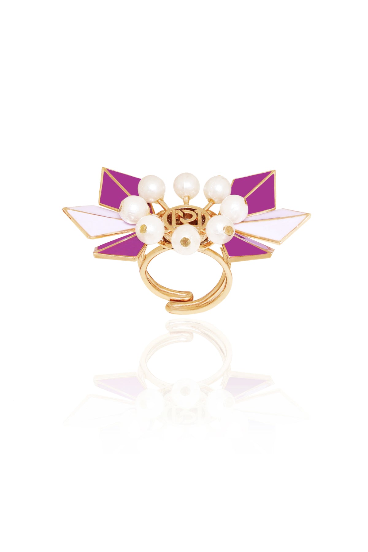 Mauve Ziva Statement Ring