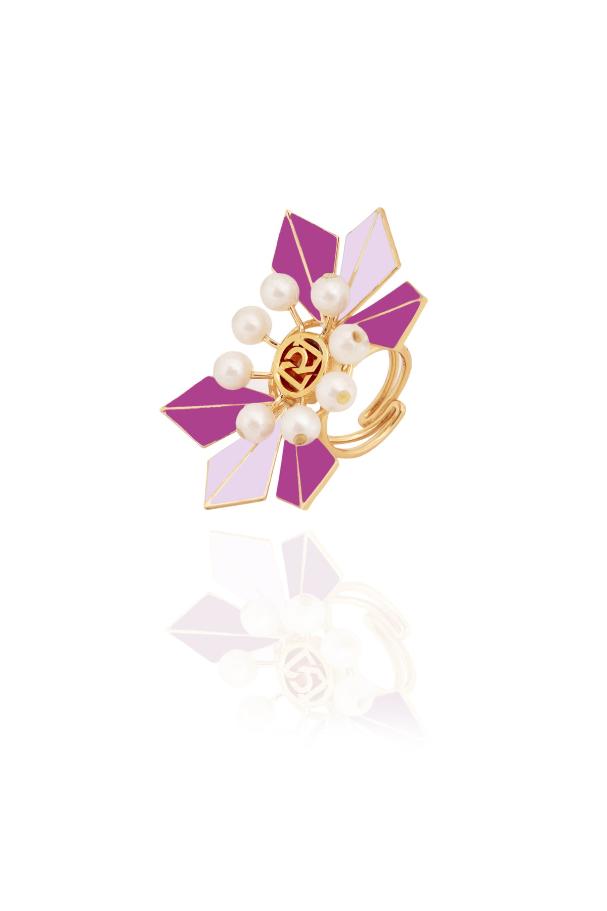 Mauve Ziva Statement Ring