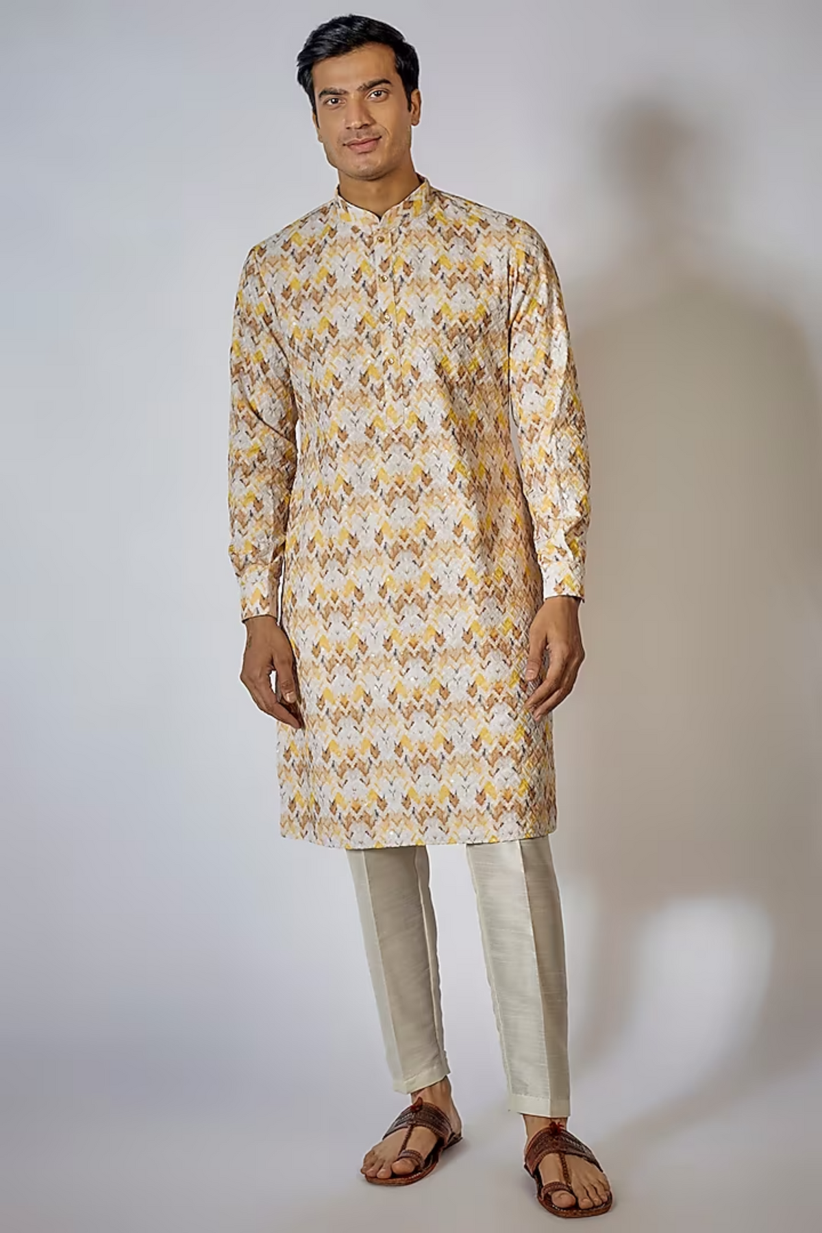 Off White Kurta Set