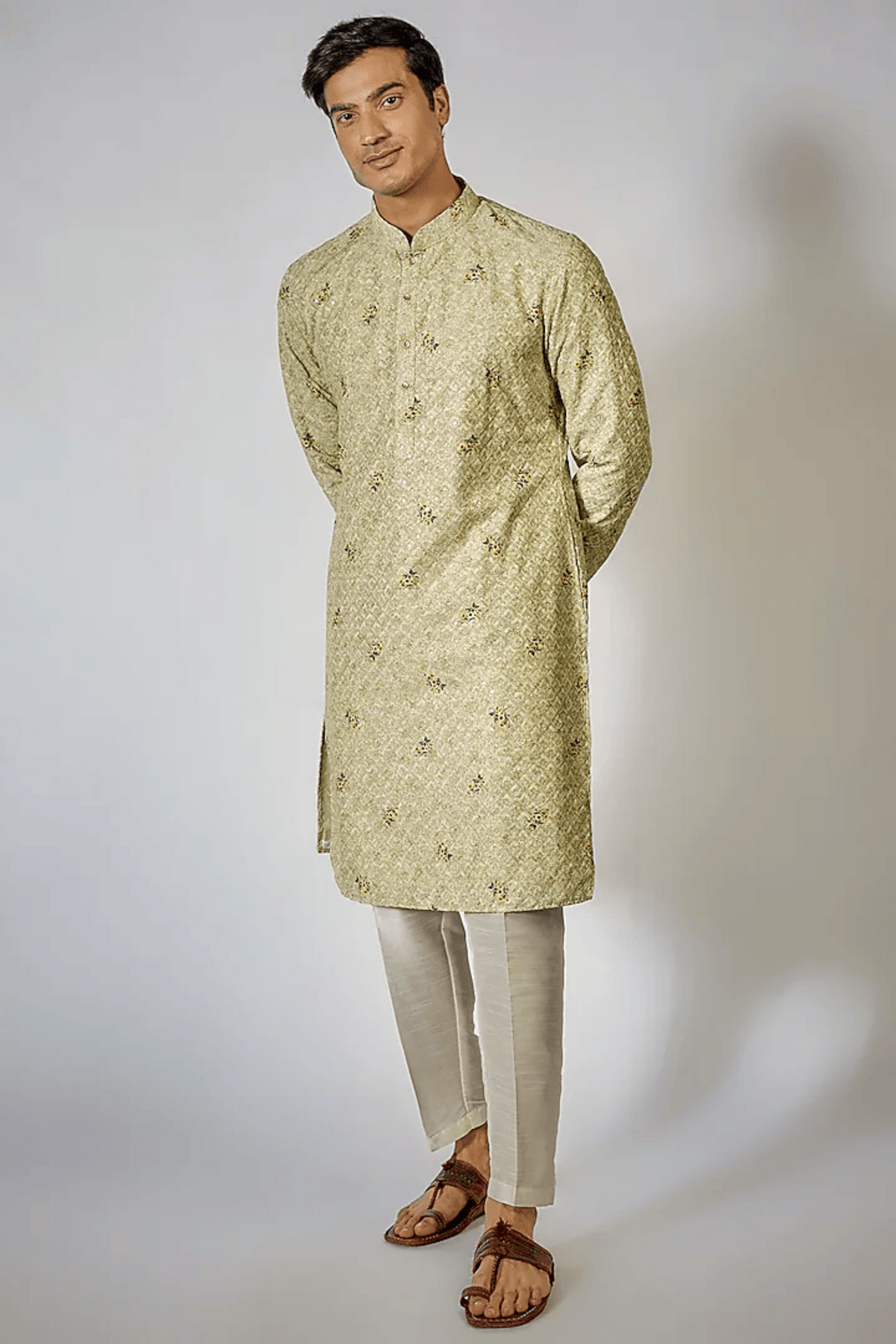 Pista Green Kurta Set