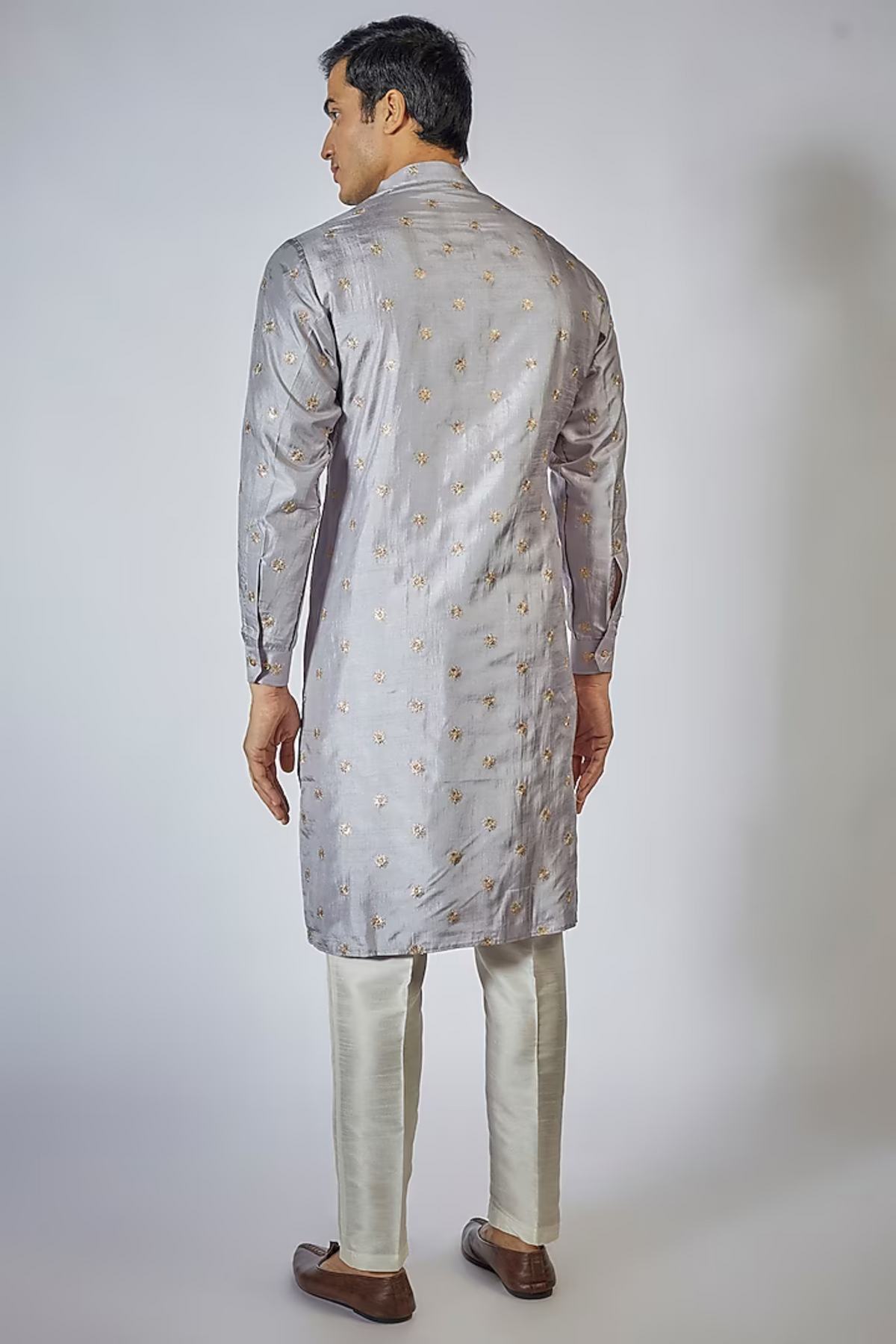 Grey Kurta Set