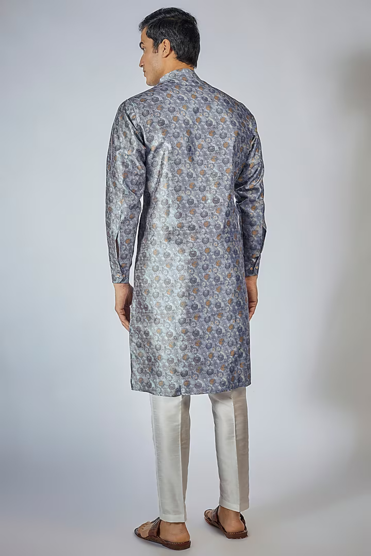 Blue Printed Kurta Set