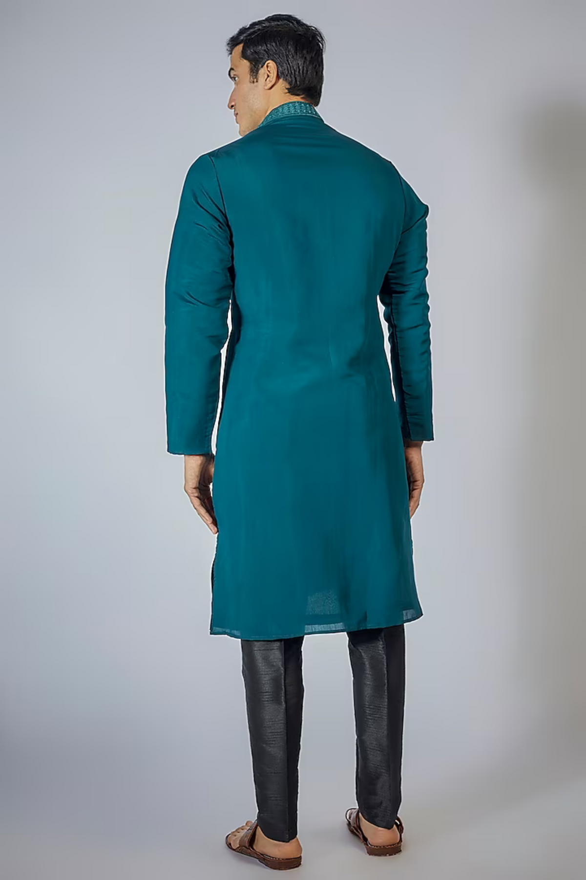 Navy Blue Kurta Set