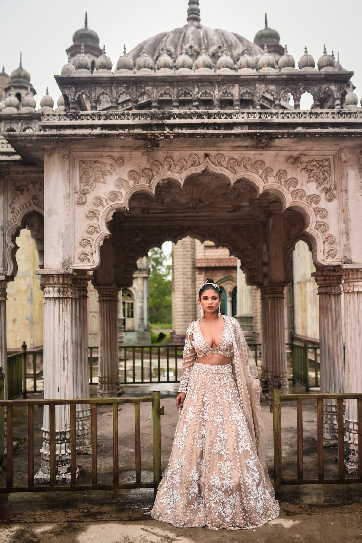 Organza Lehenga Set