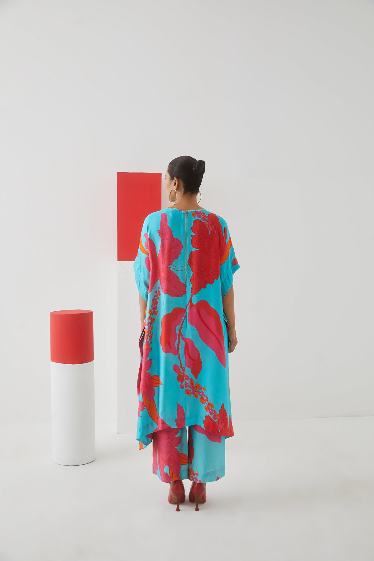 Blue Rose Kimono Tunics Trousers