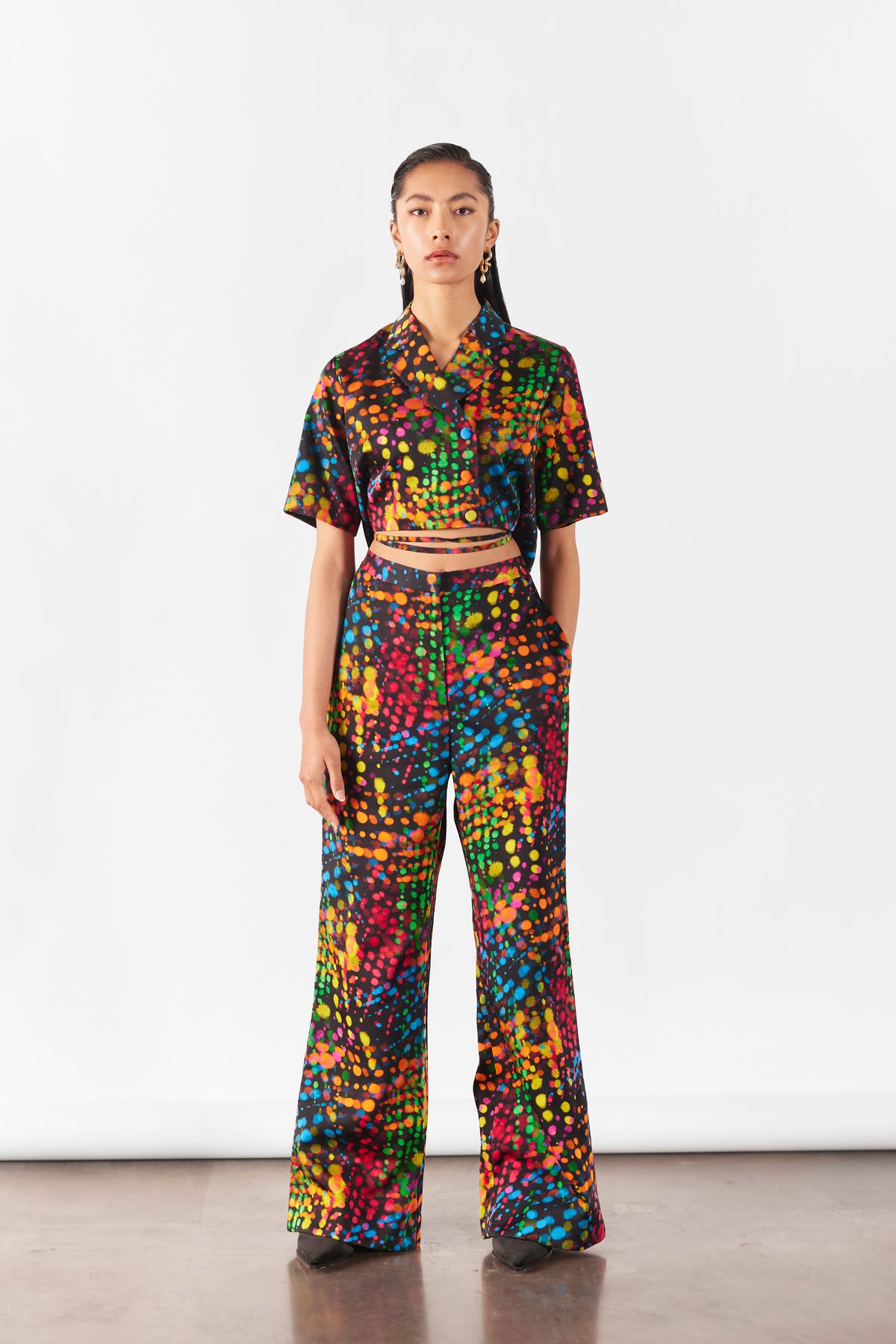 Wildflower Crop Blazer and Pants