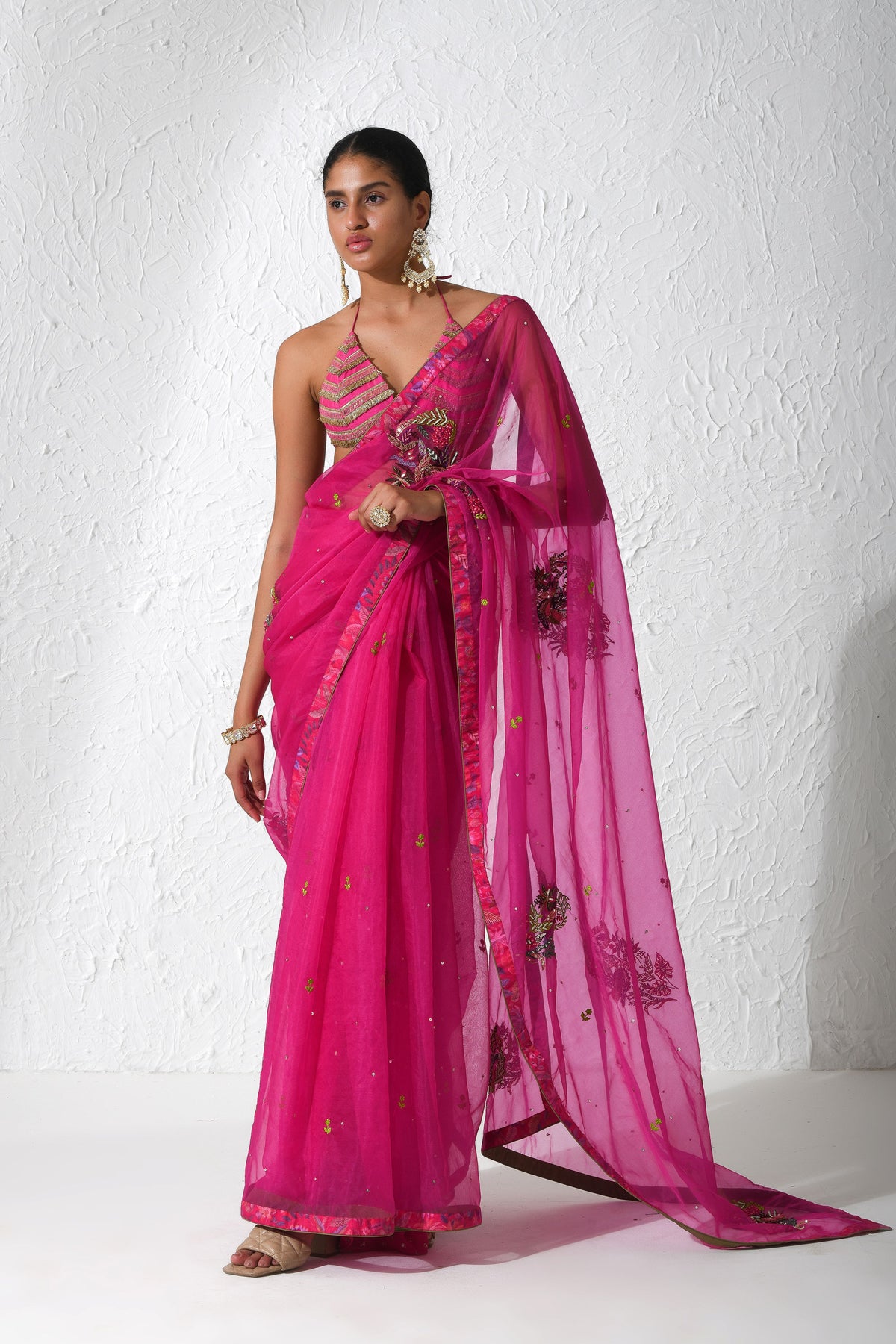 Fuschia Bliss Saree