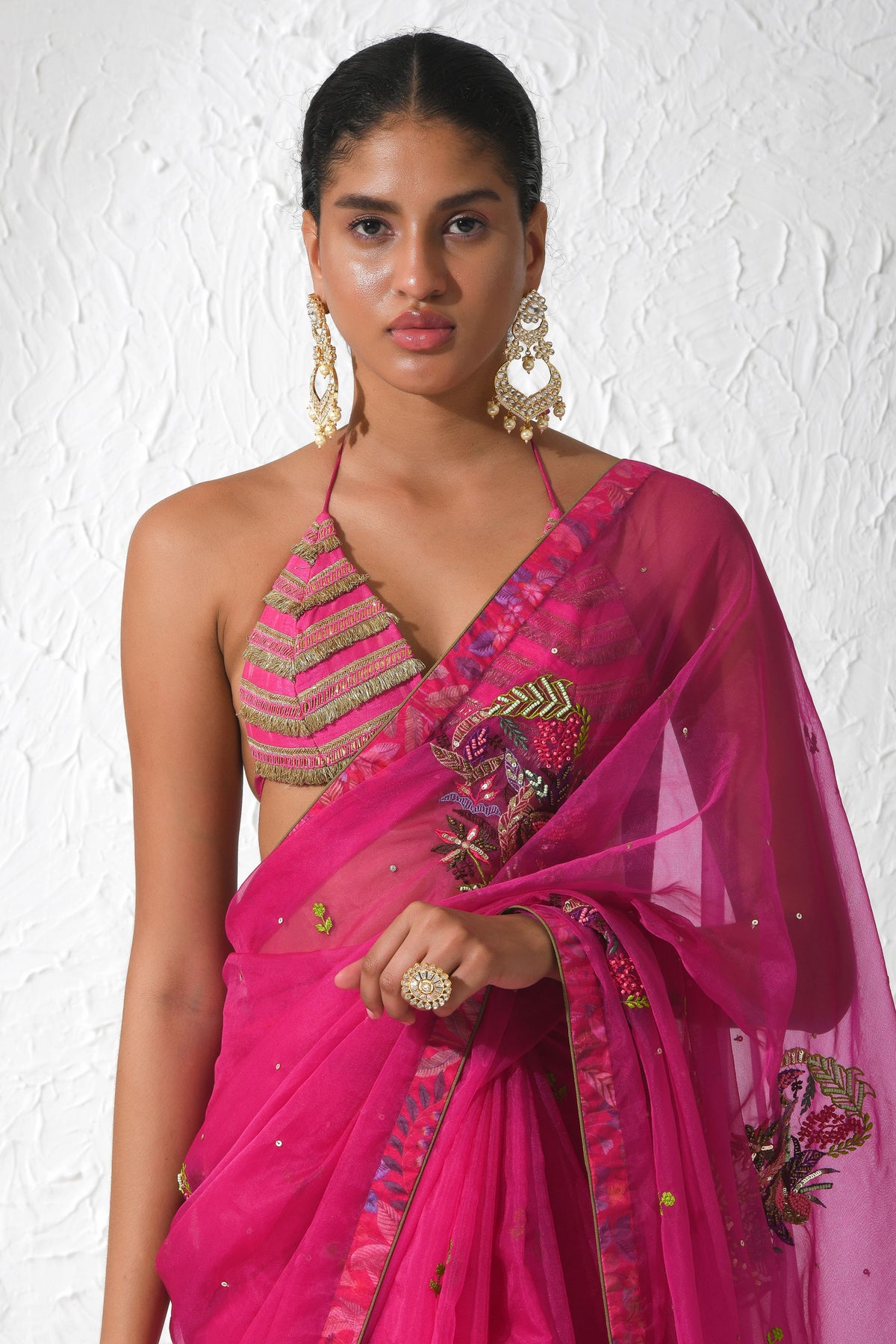 Fuschia Bliss Saree