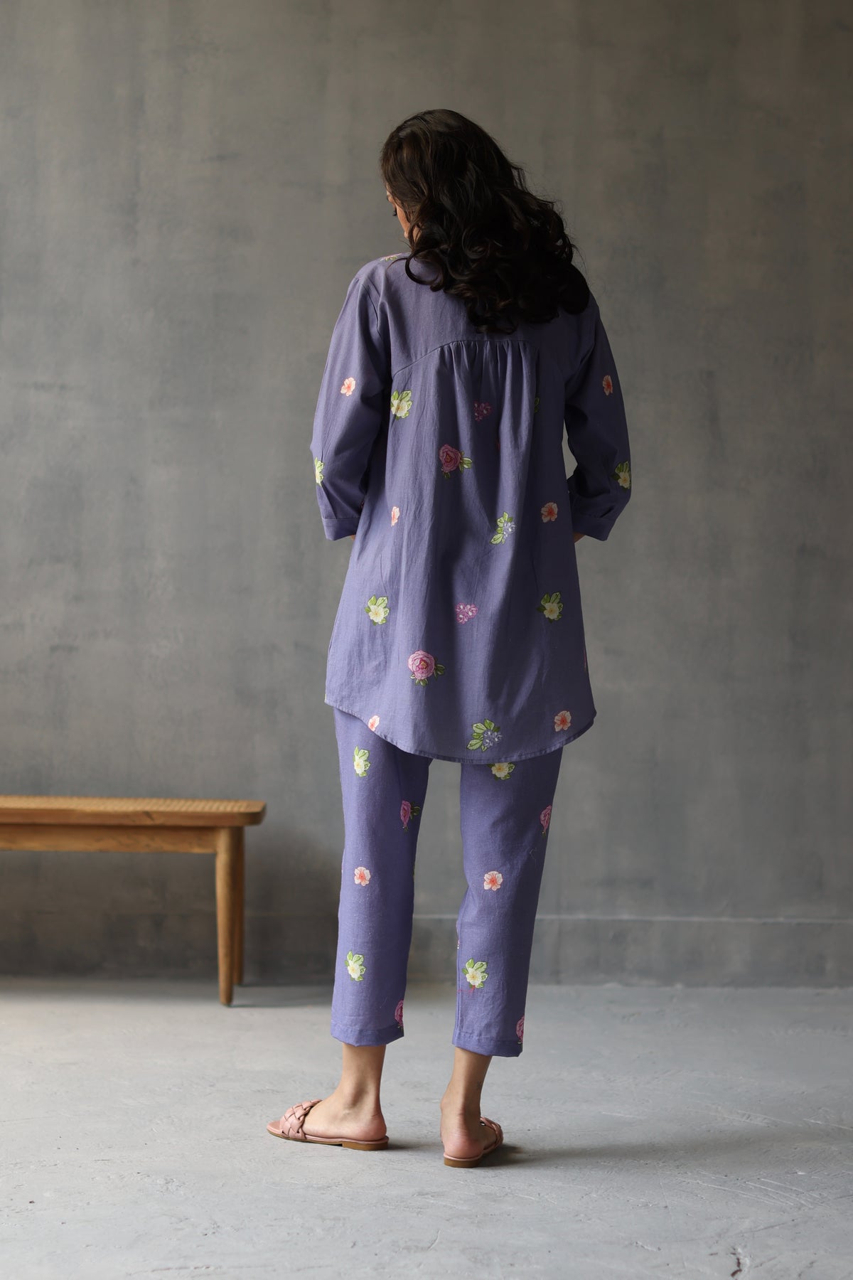 Water Lily Periwinkle Pants