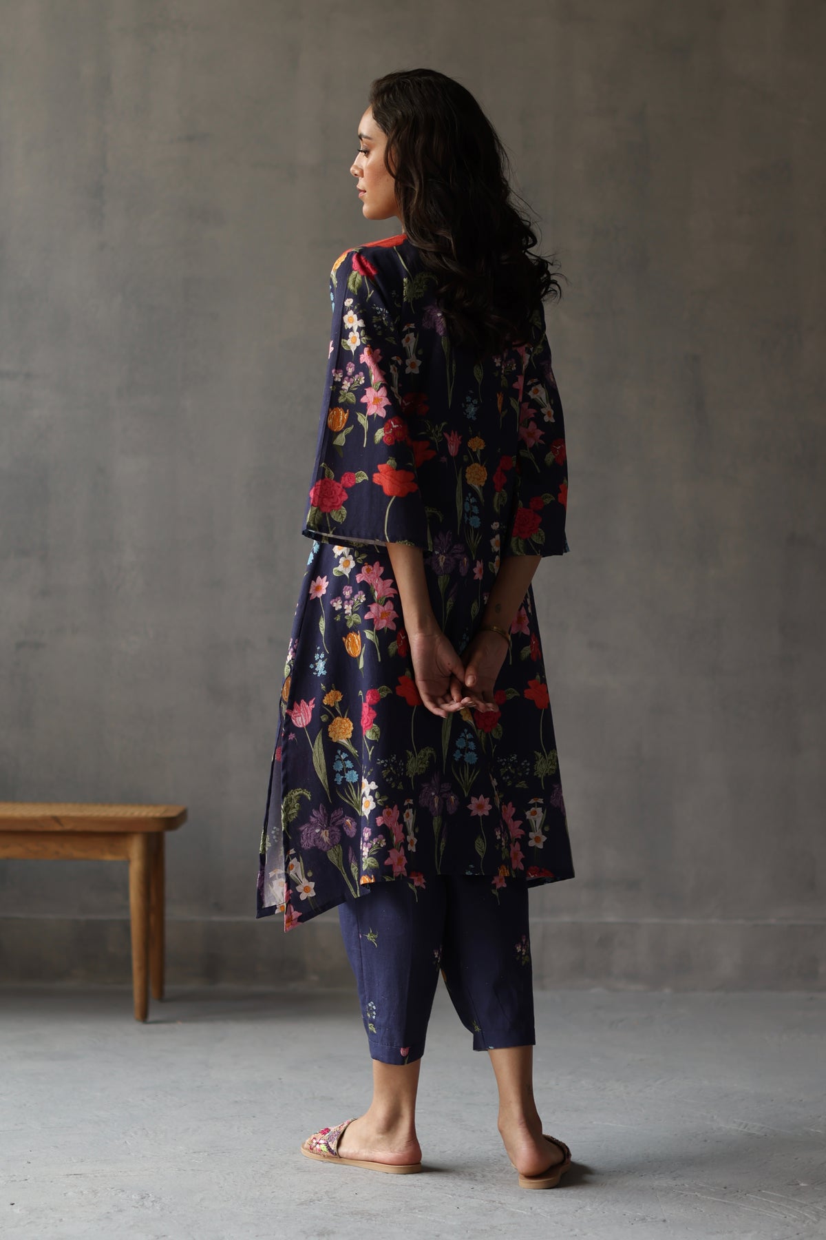 Primrose Navy Blue Kurta Set