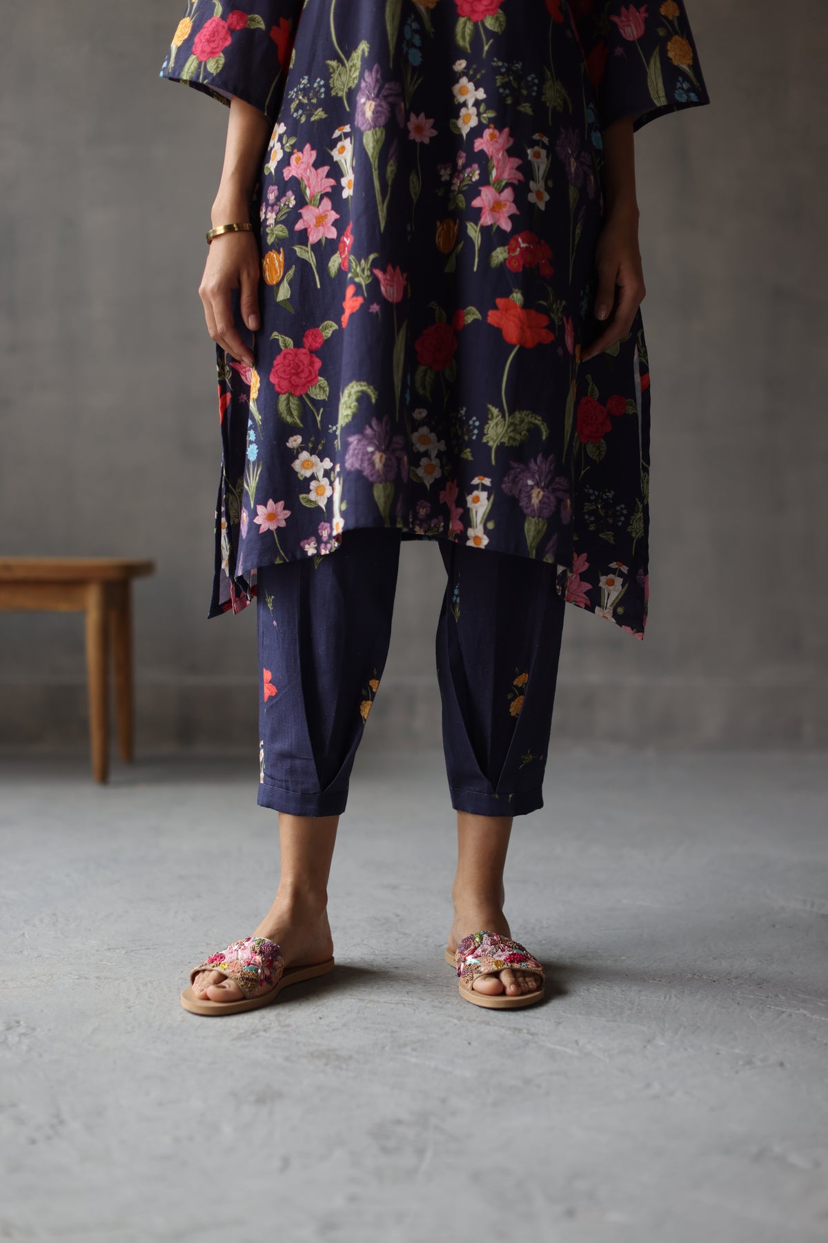 Primrose Navy Blue Kurta Set