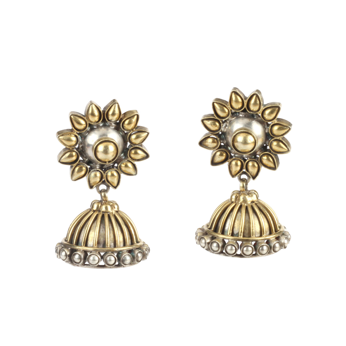 Flower Silver Earring