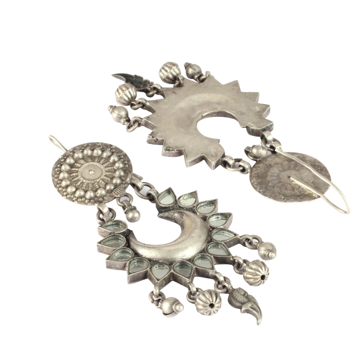 Latkan Silver Earring