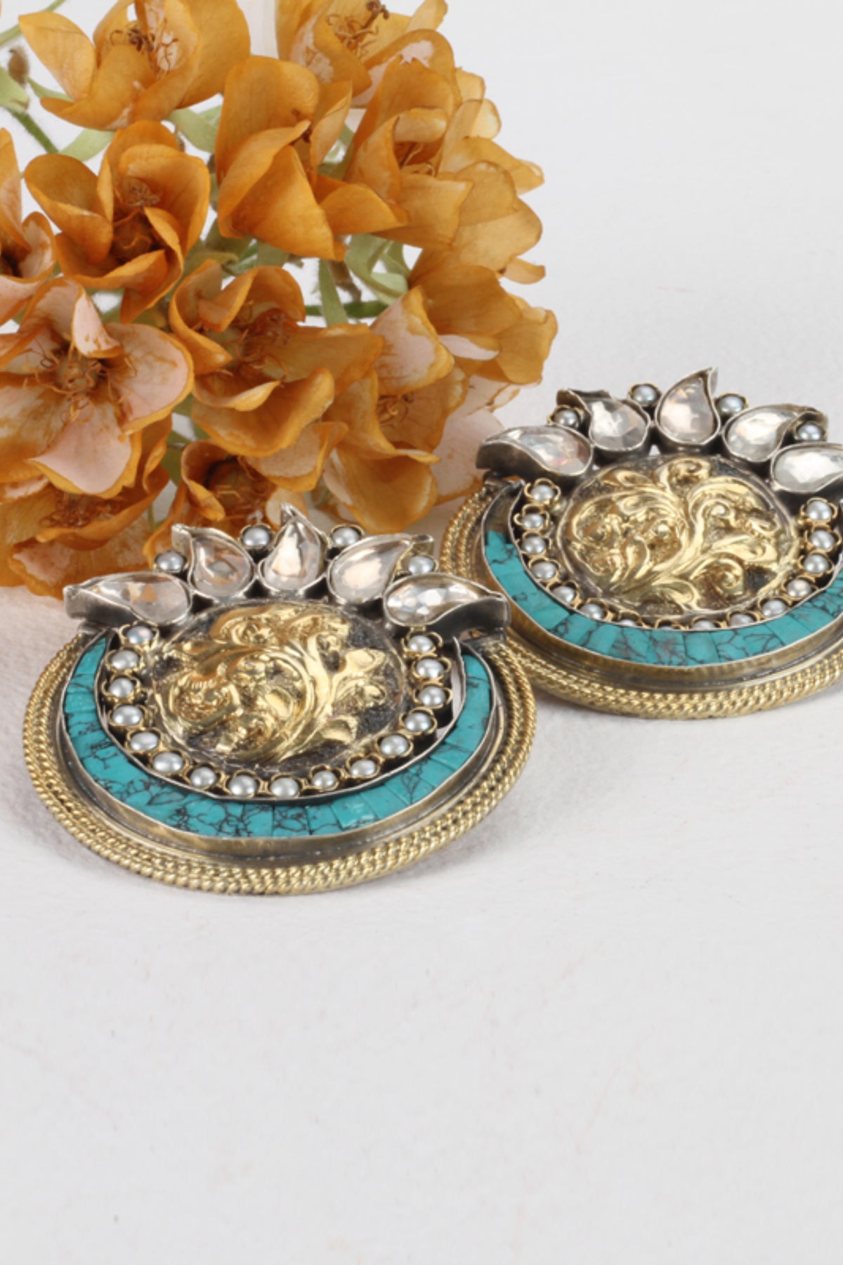 Gold Plated Silver Earring