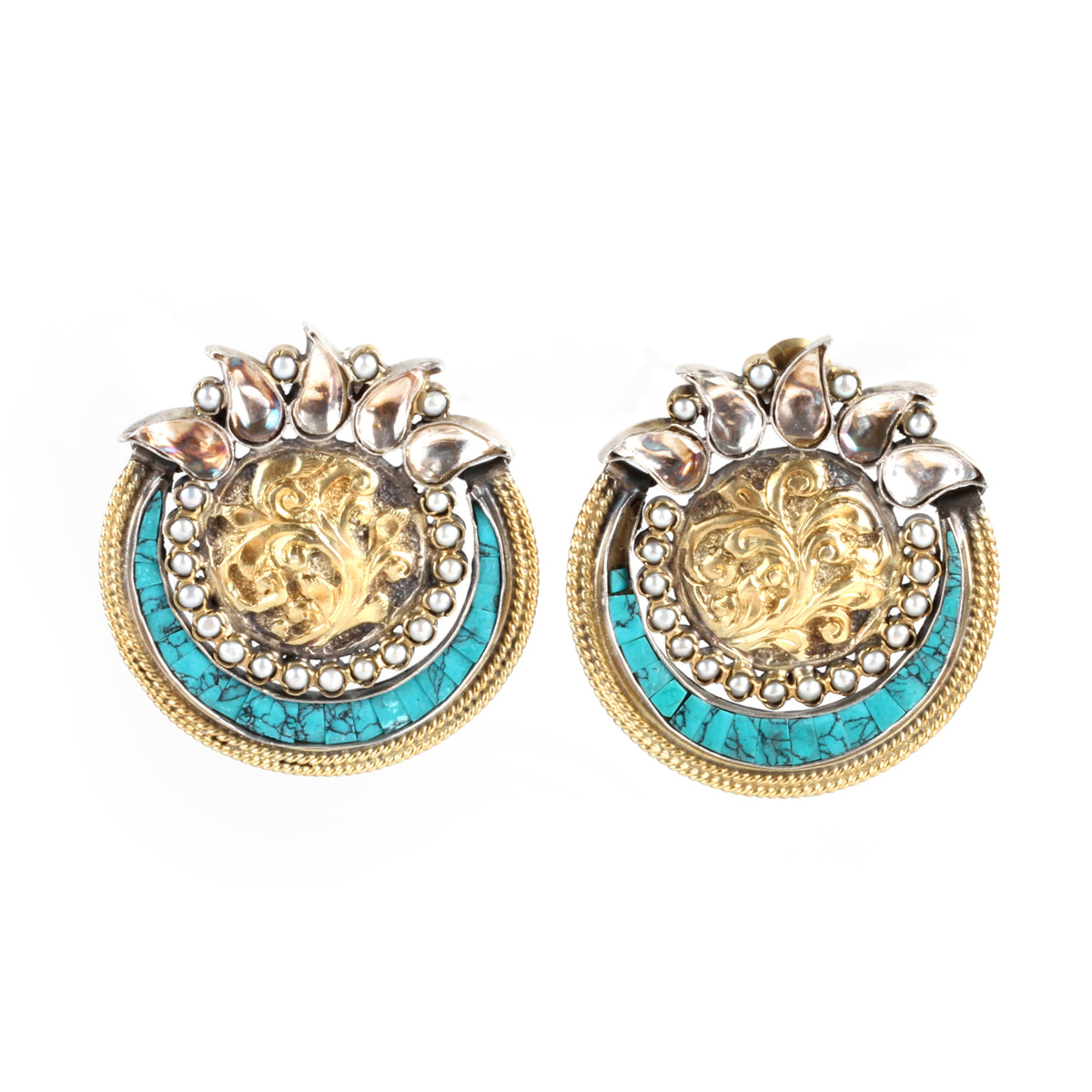 Gold Plated Silver Earring