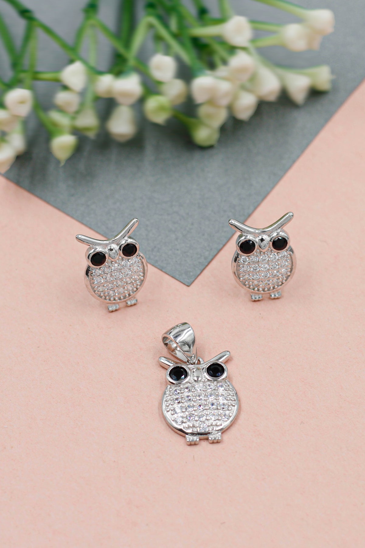 Eternal Elegance Earrings Pendant Set