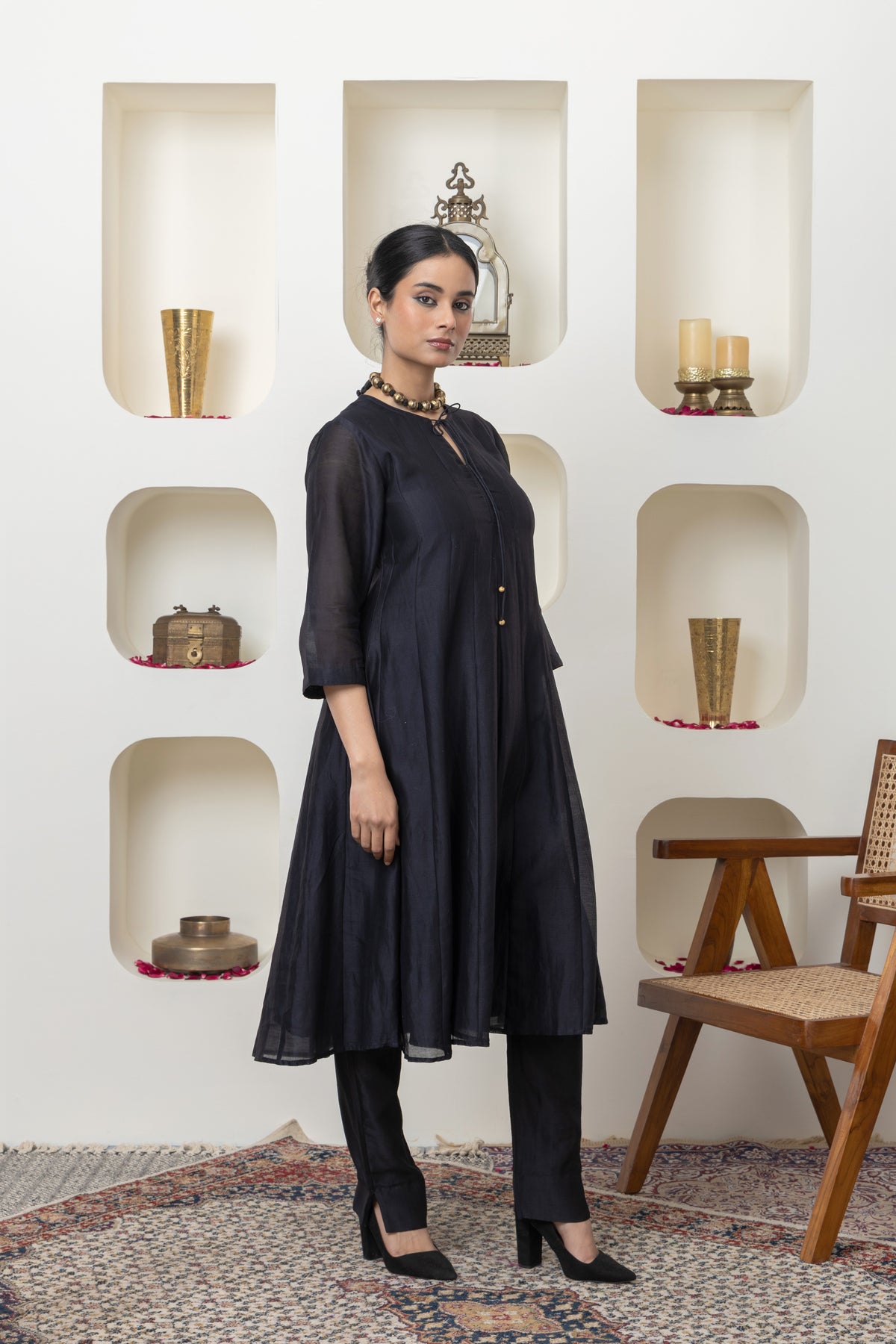 Black Kurta Set