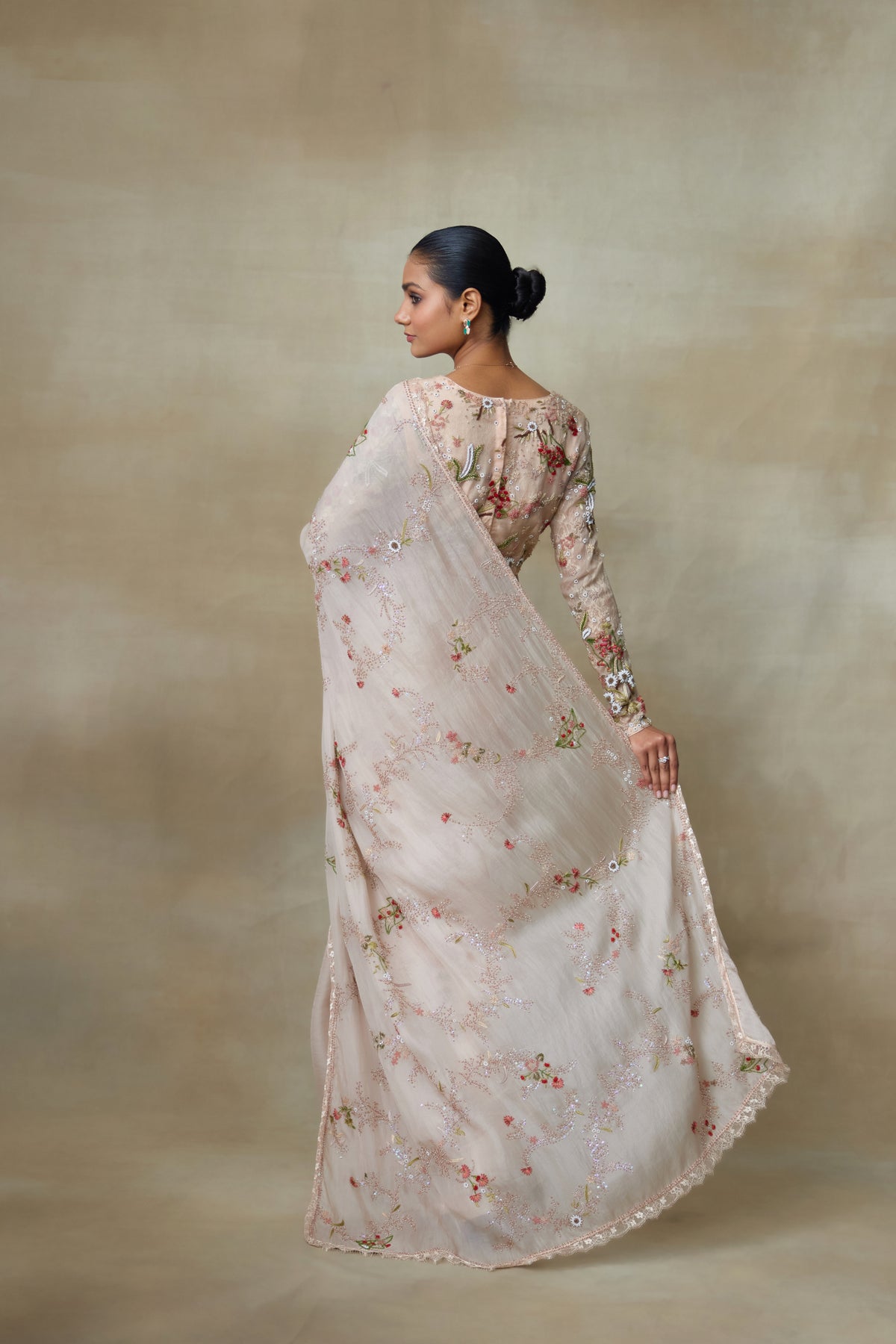 Blush Saree