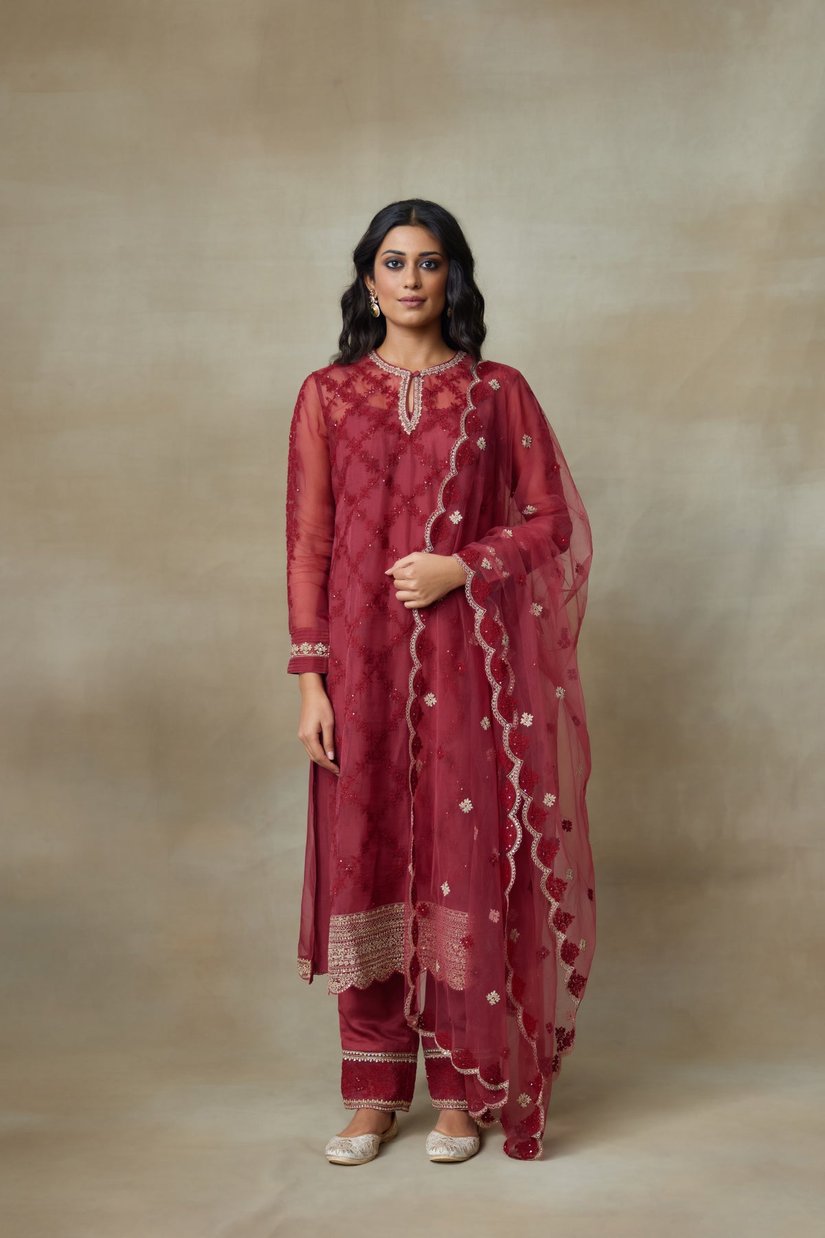 Rose Kurta Set