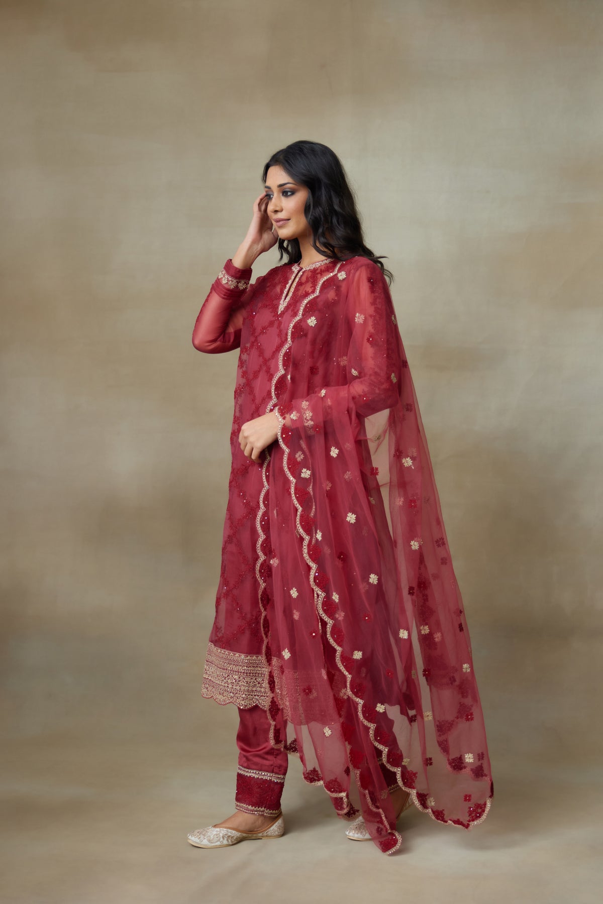 Rose Kurta Set