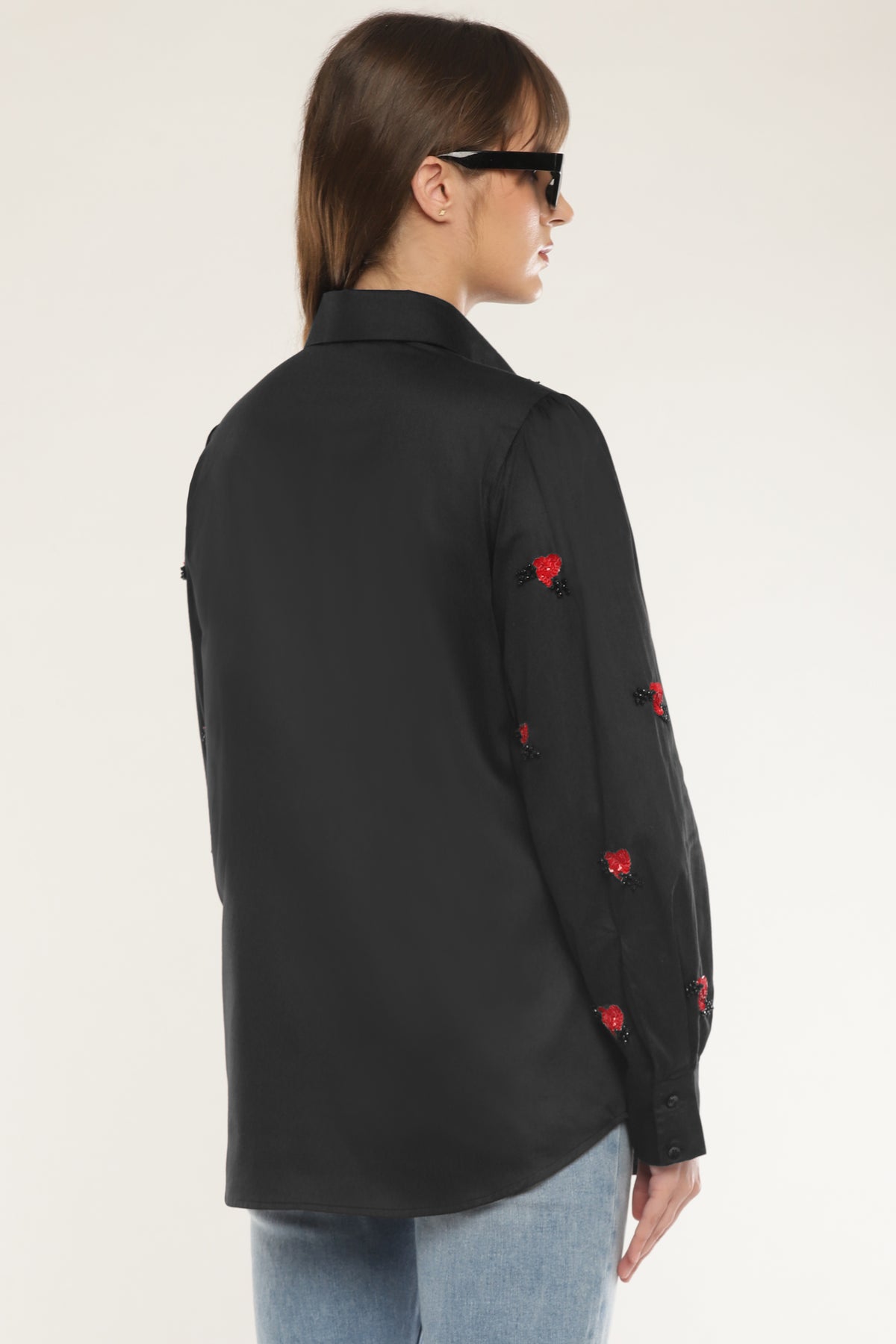 Black Embroidered shirt