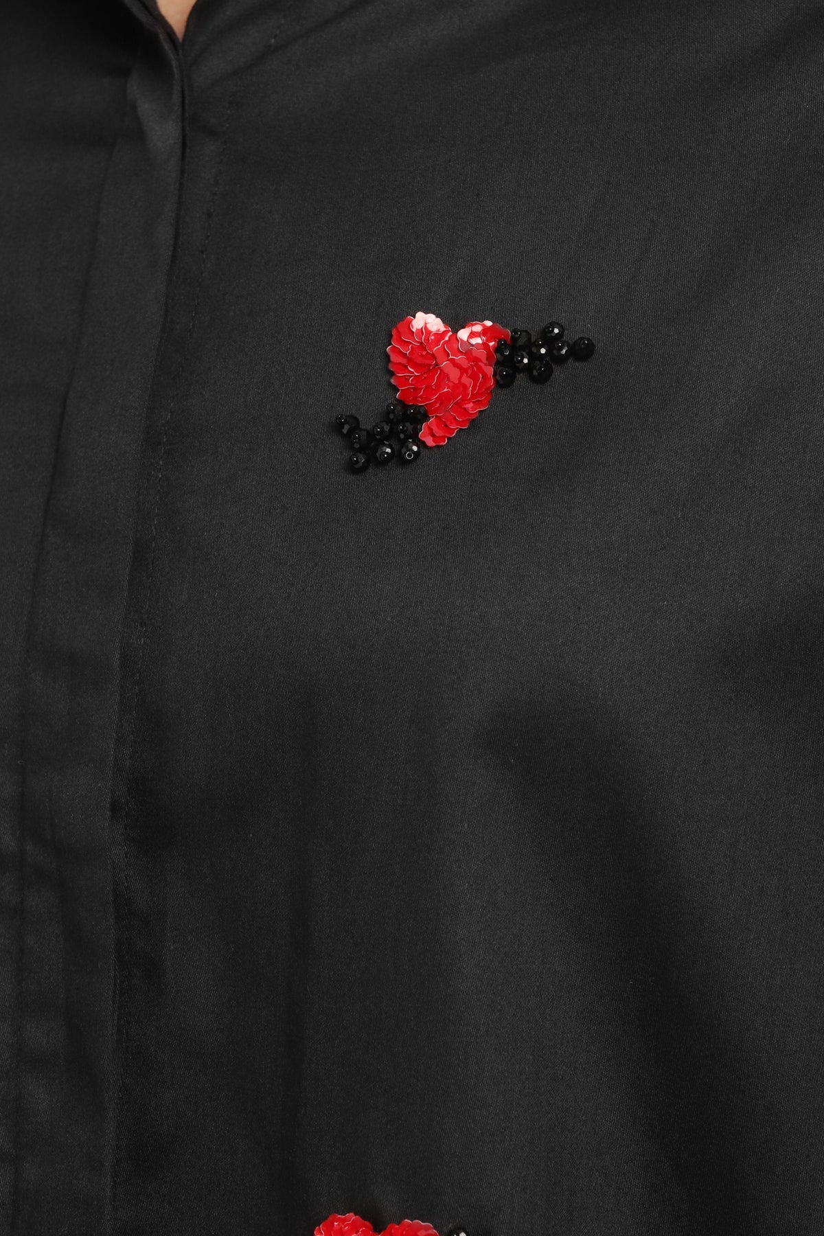 Black Embroidered shirt