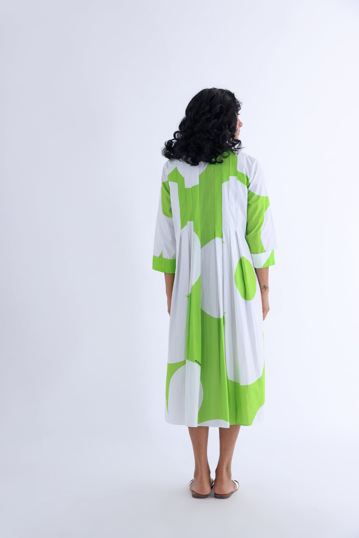 Green Petnuia A Line Dress