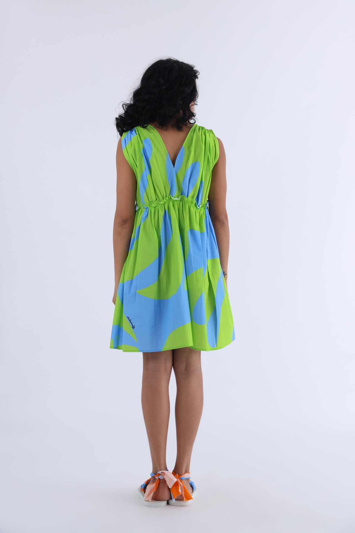 Monstera Bustier Dress Short