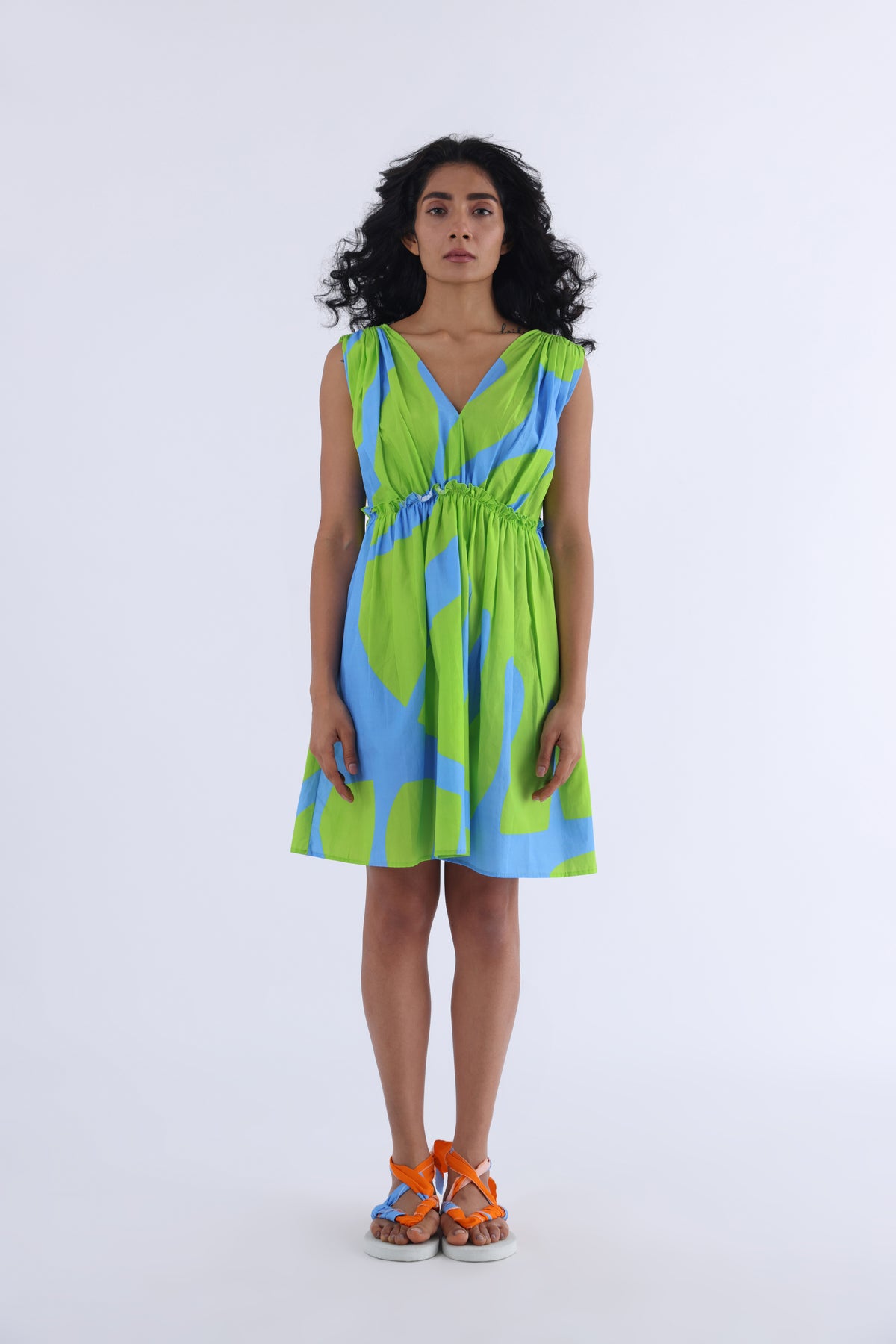 Monstera Bustier Dress Short