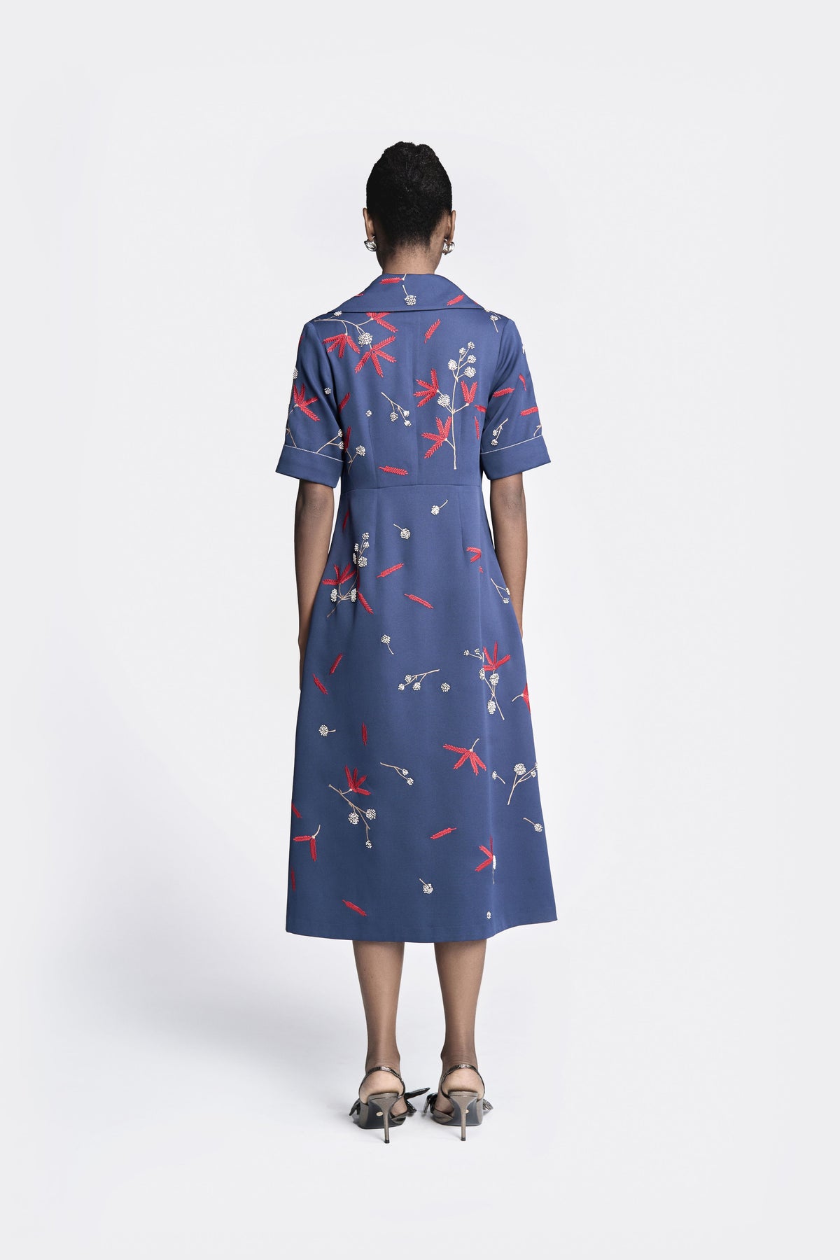 Broken Branches  Front Open Dress