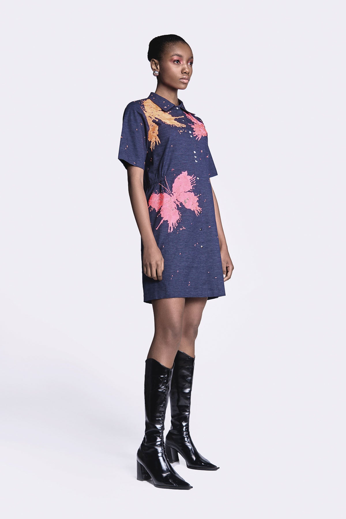 Butterfly Splashes Shift Dress