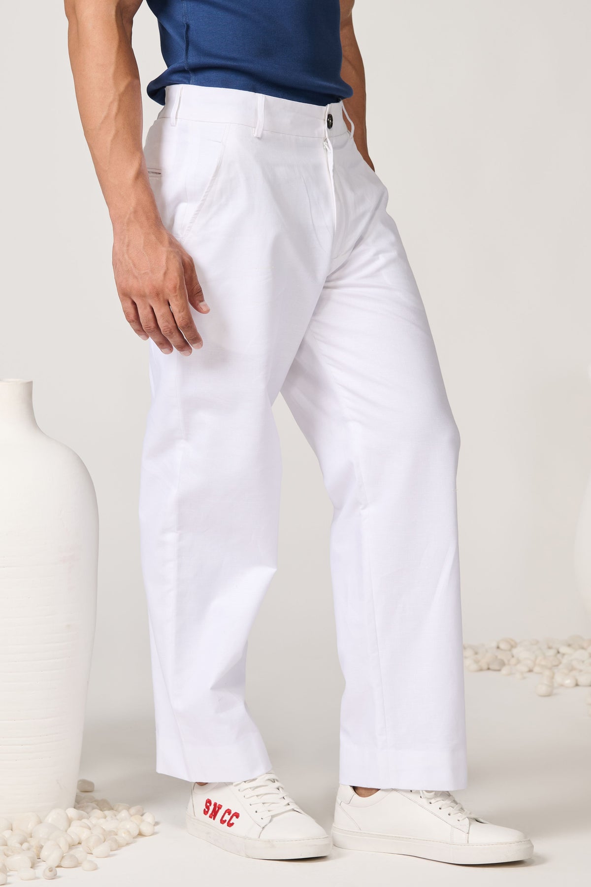 Linen Relaxed Fit Trousers